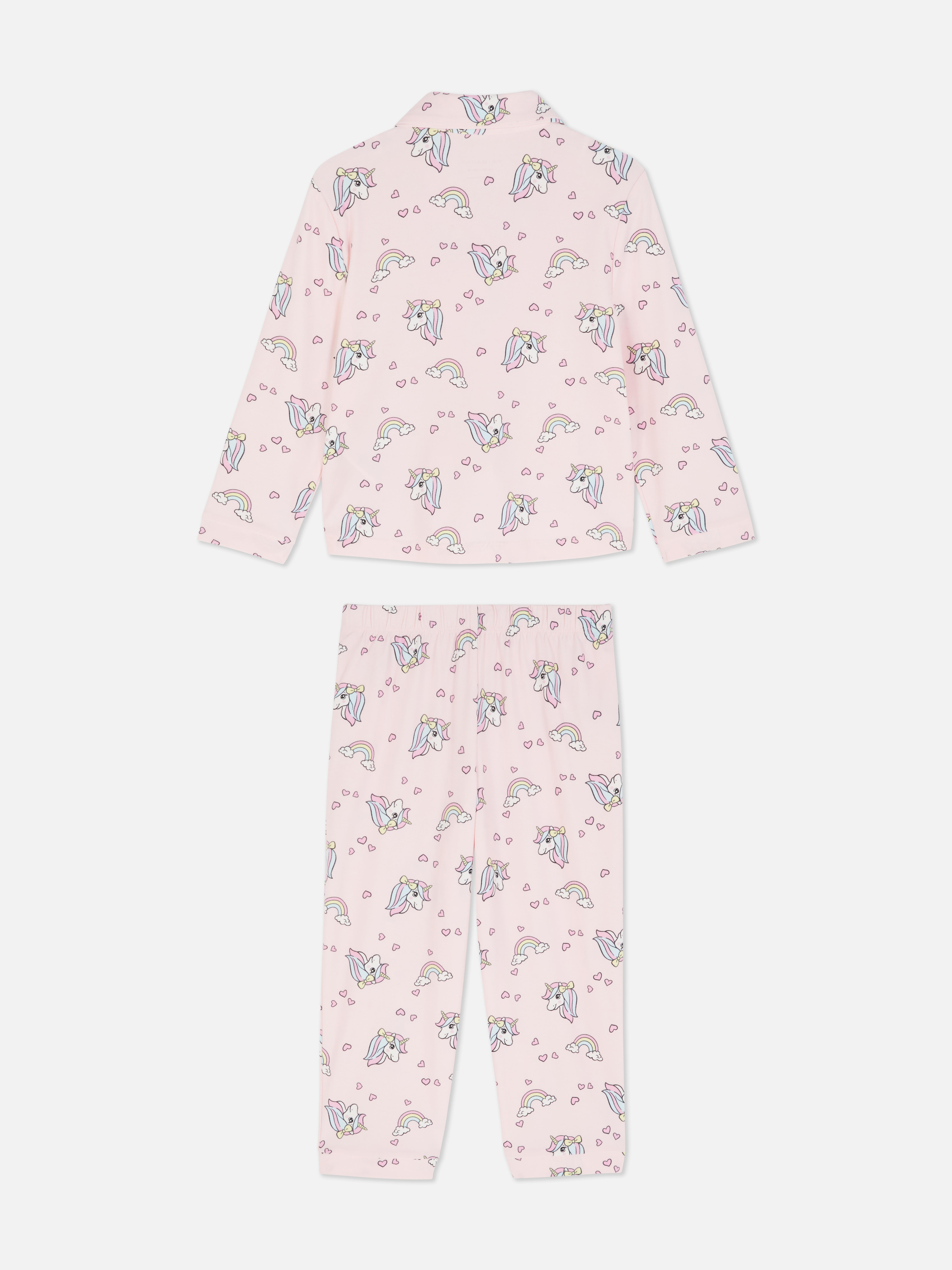 1,5-8 anos | Pijama top/calças unicórnio