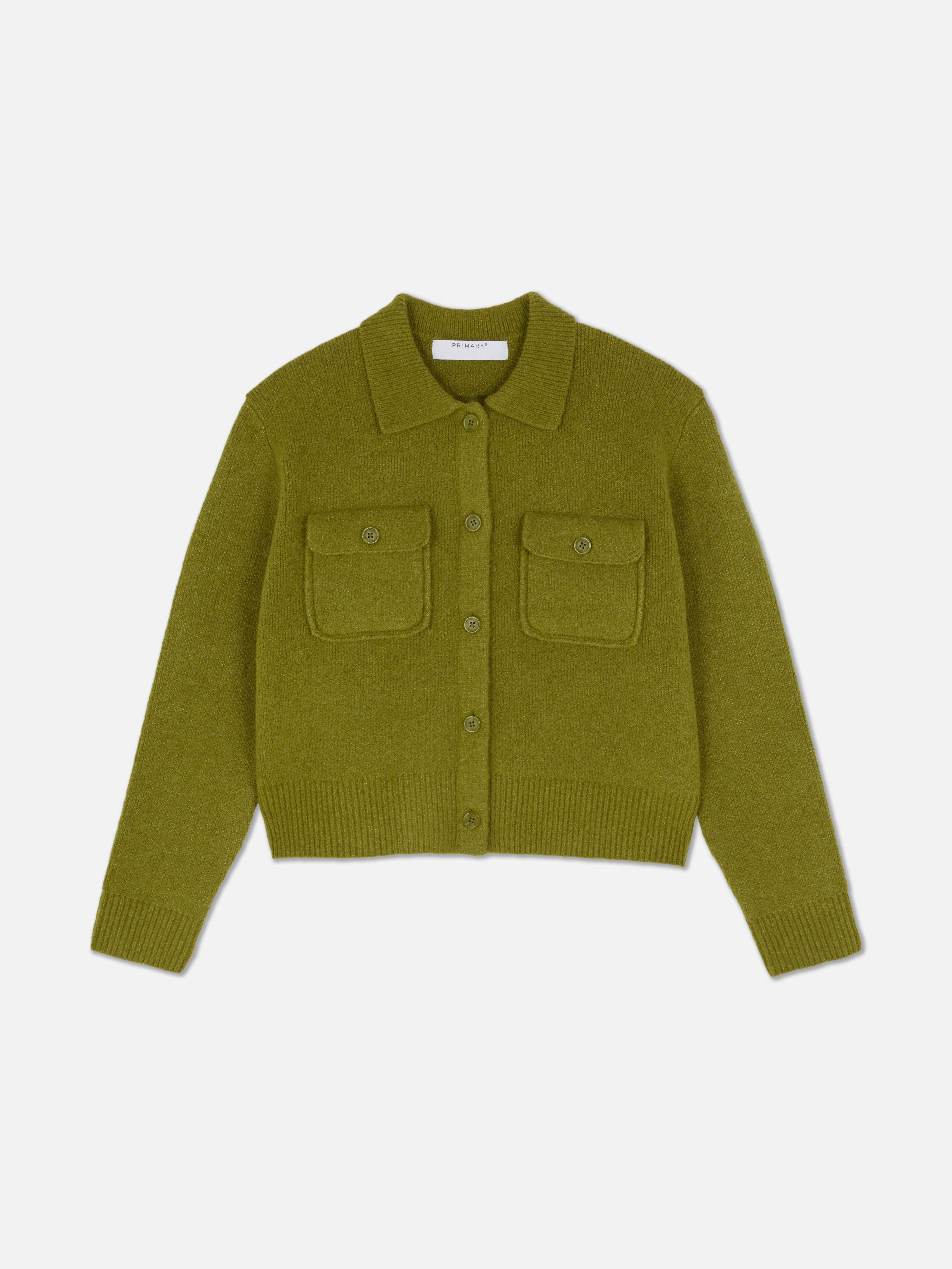 Knitted Double Pocket Shacket