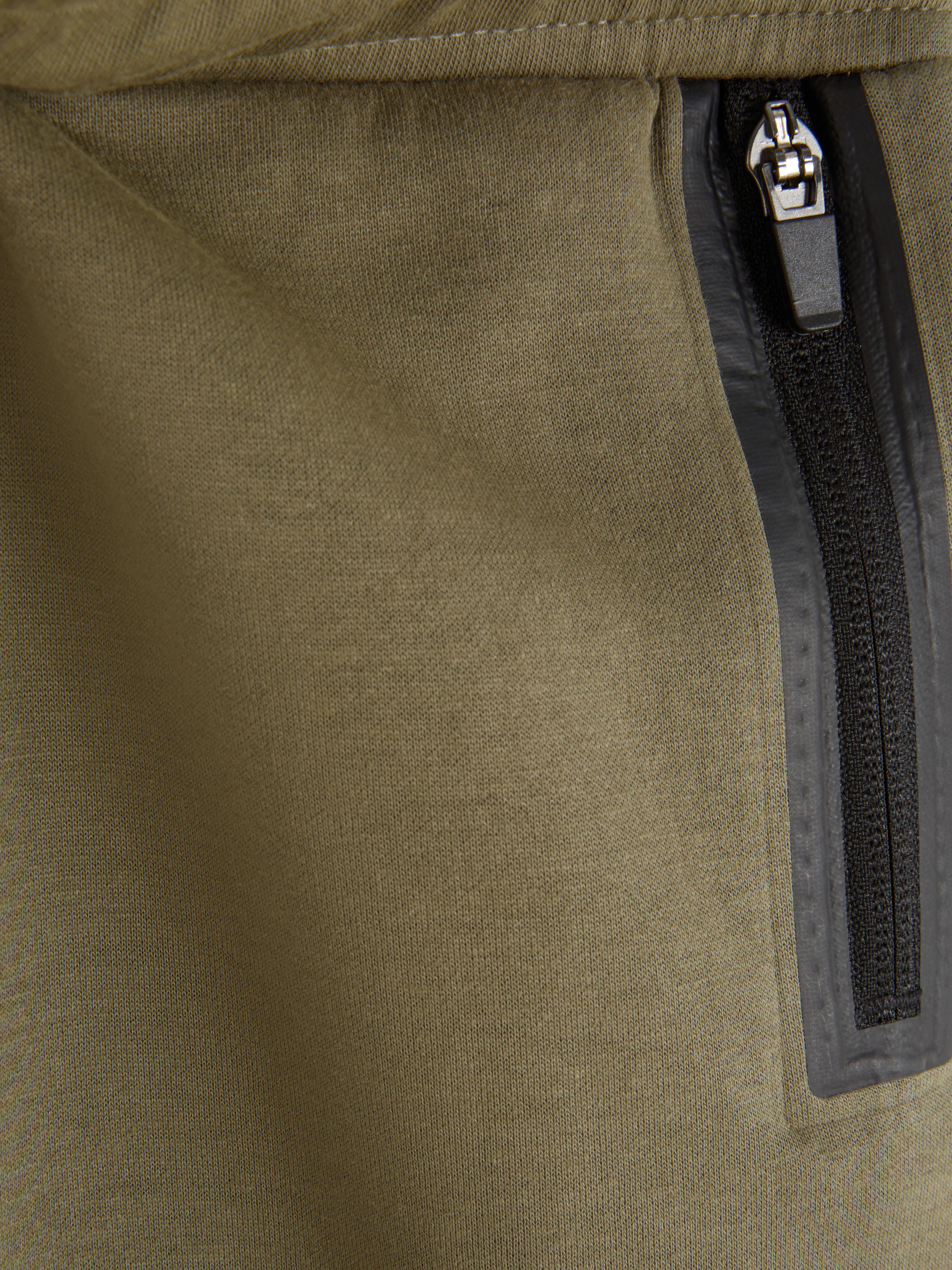 Cuffed Paneled Sweatpants