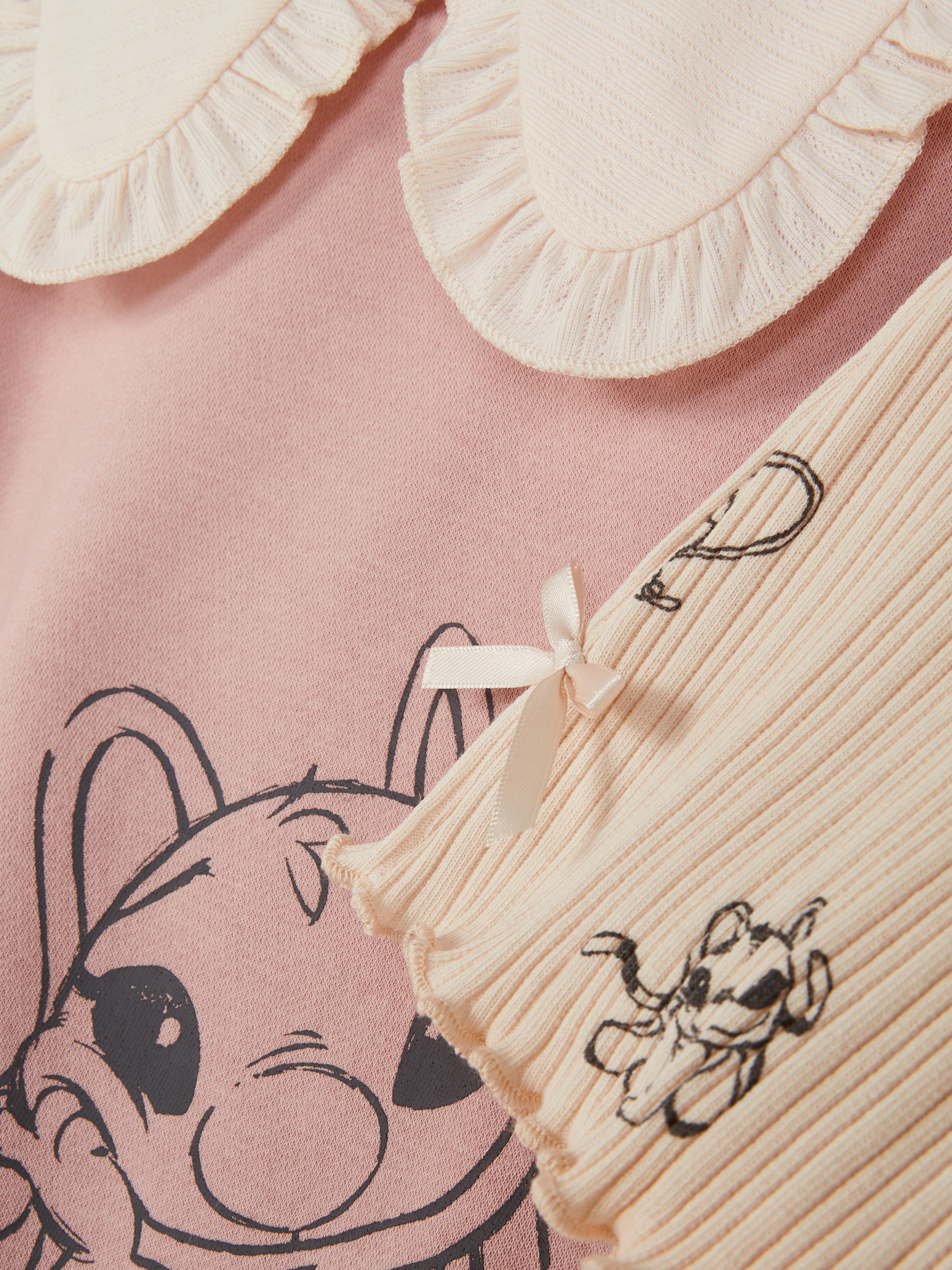 1.5-8yrs | Disney’s Stitch Angel Collared Sweatshirt and Flare Leggings Set