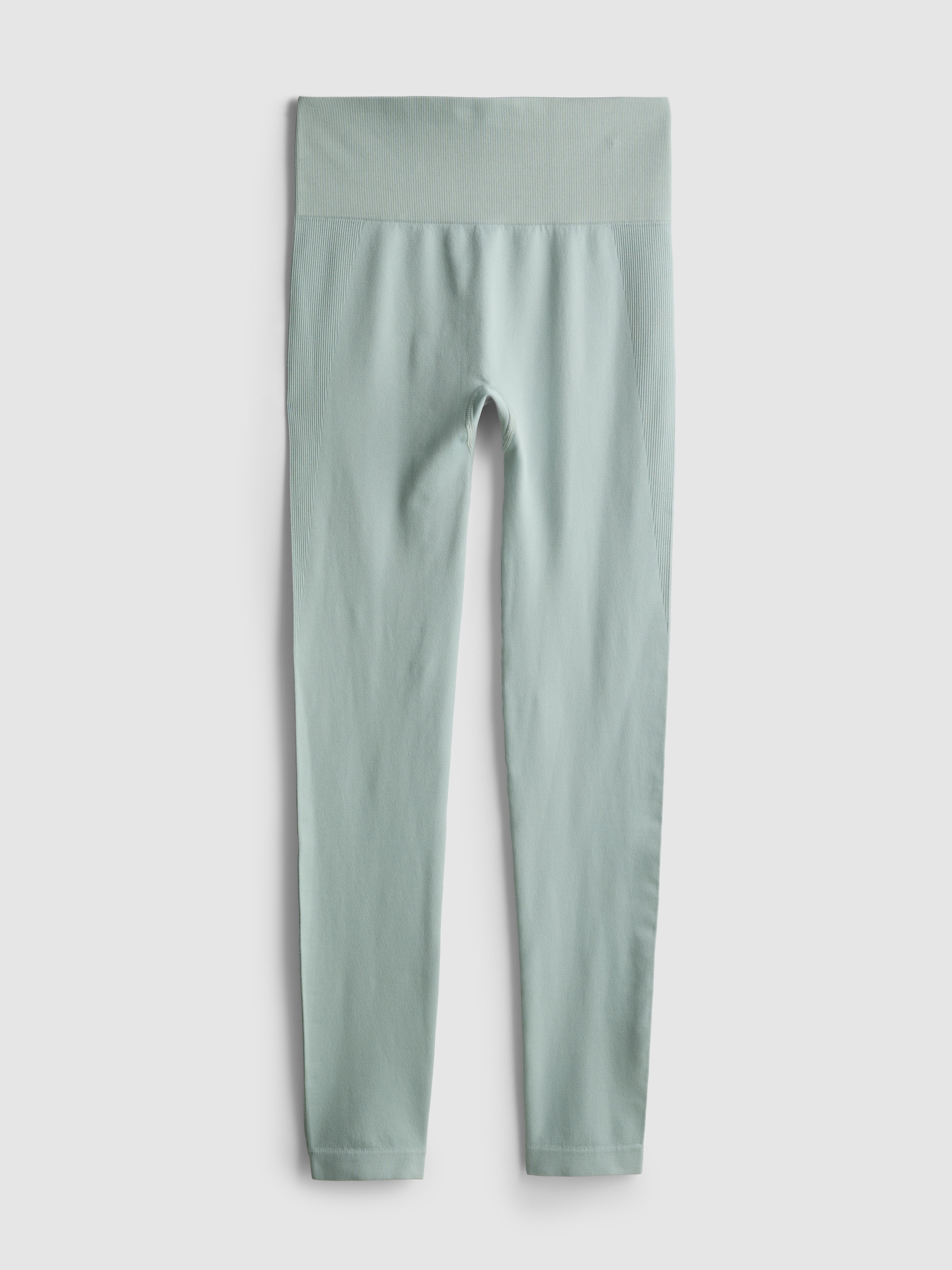 Women's Light Green Seamless Workout Leggings