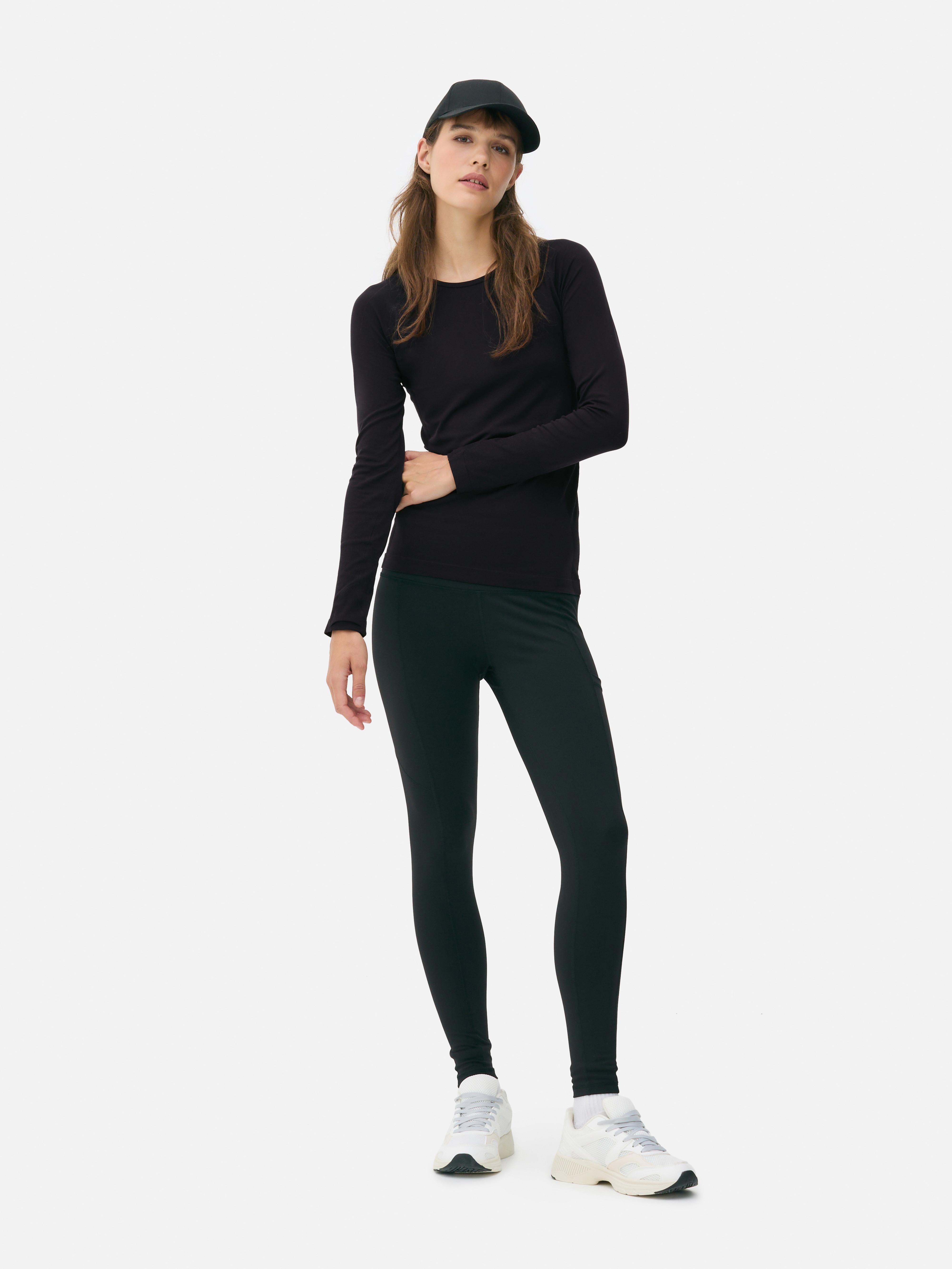Top fitness a maniche lunghe