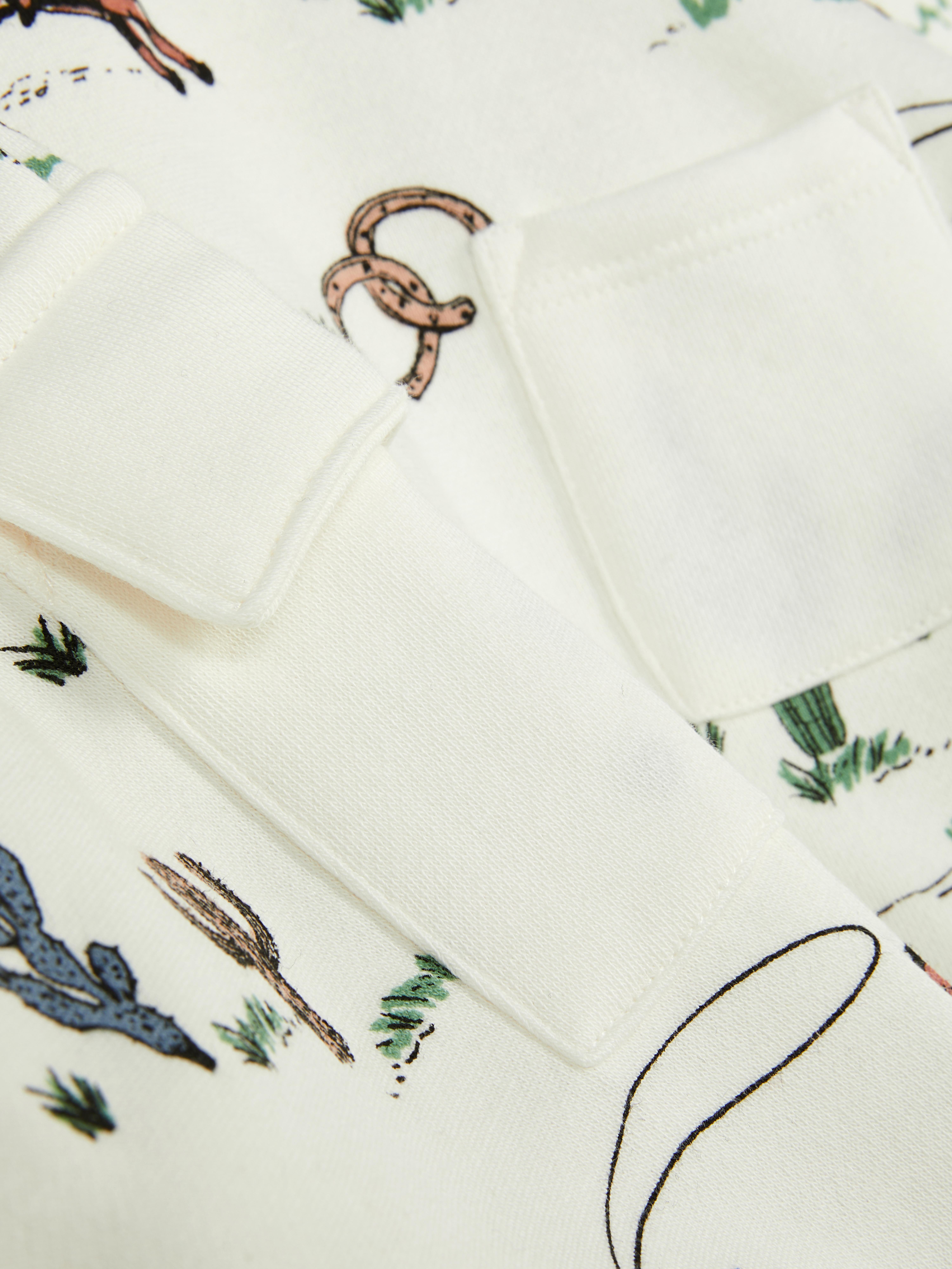 0–36 Monate | Sweatshirt und Jogginghose mit Western-Grafik im Set