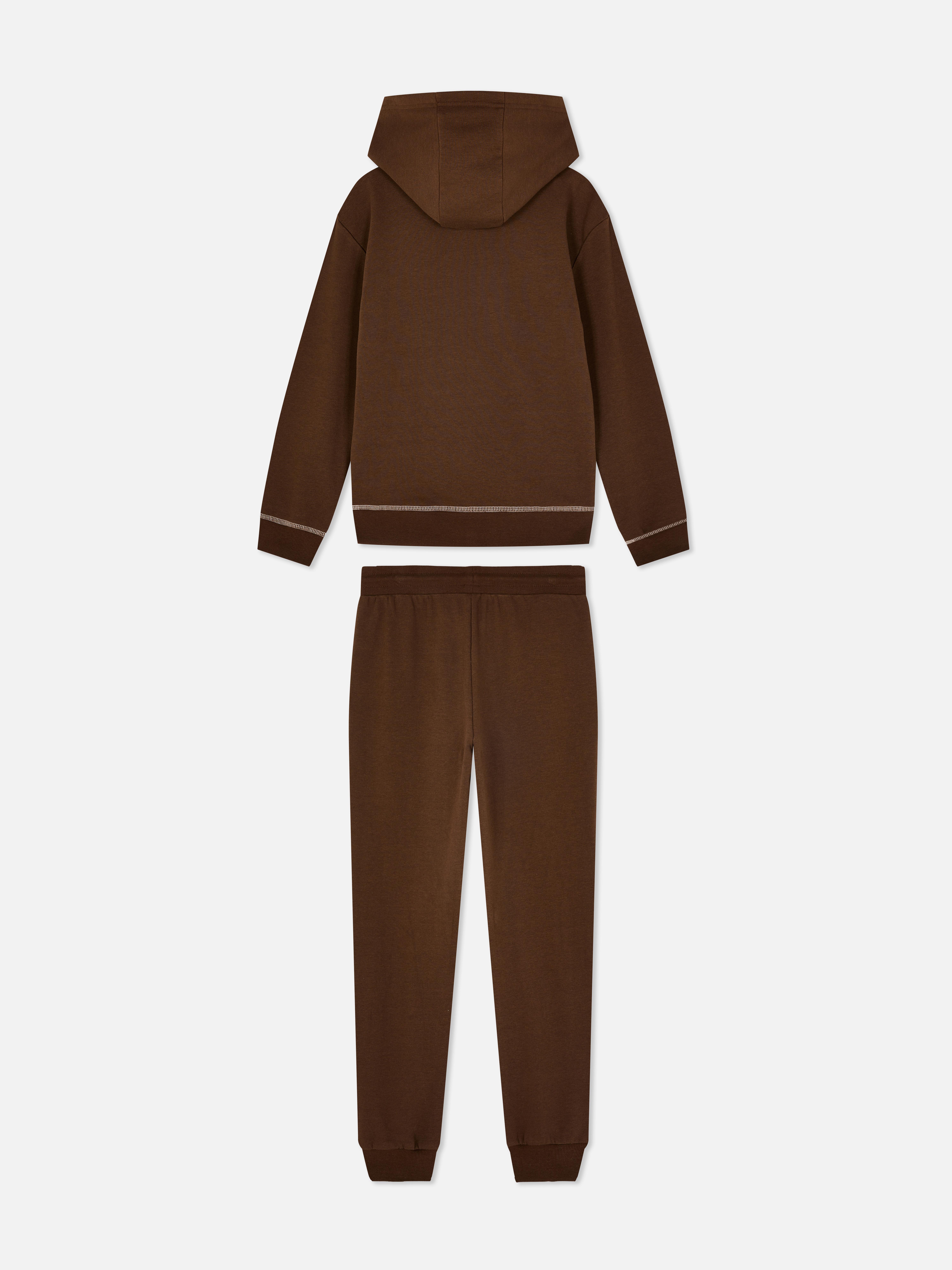Set de sudadera y joggers con bajos ajustados