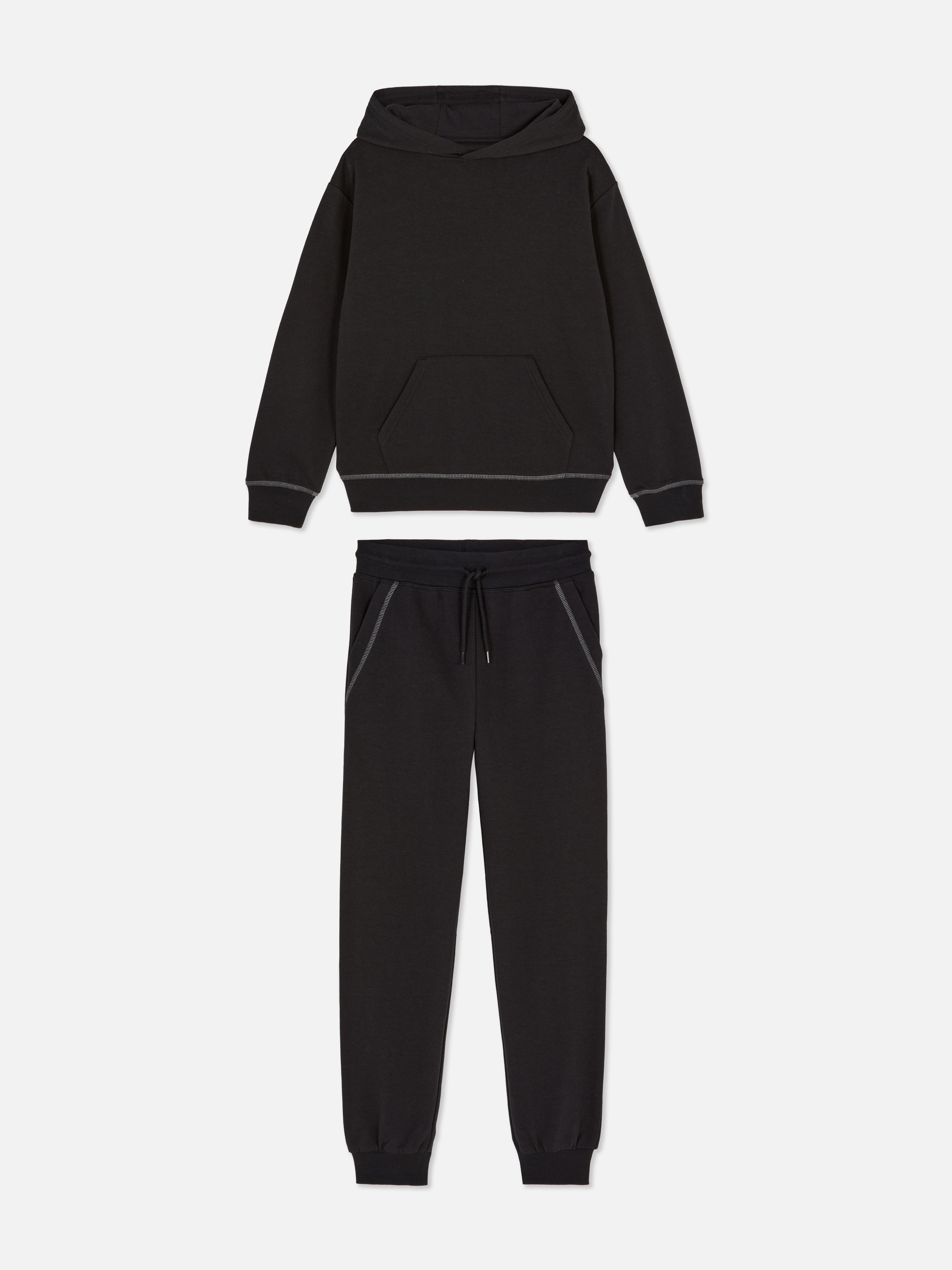 Ensemble sweat à capuche et bas de jogging à chevilles resserrées