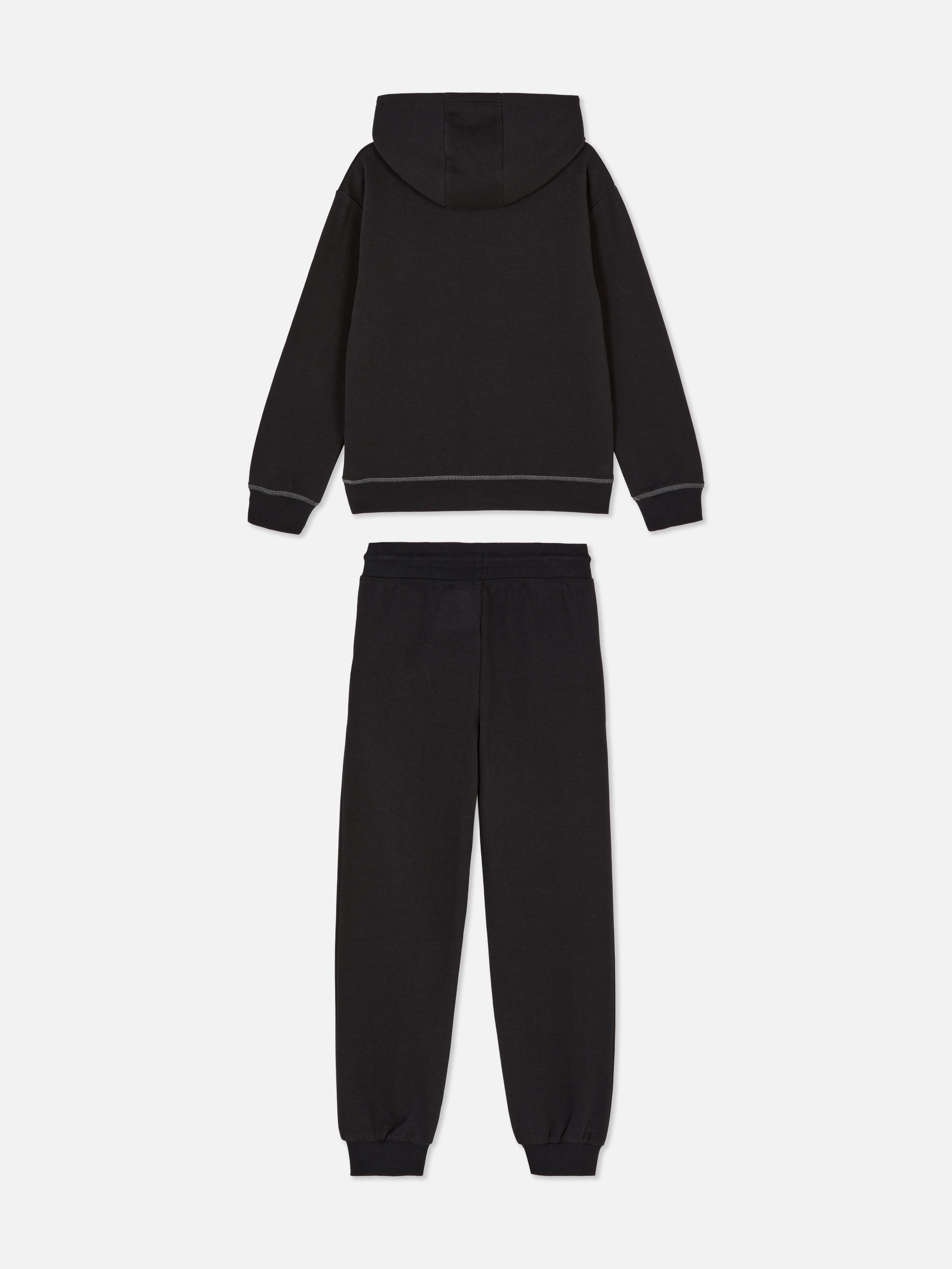 Pullover Hoodie and Cuffed Joggers Set