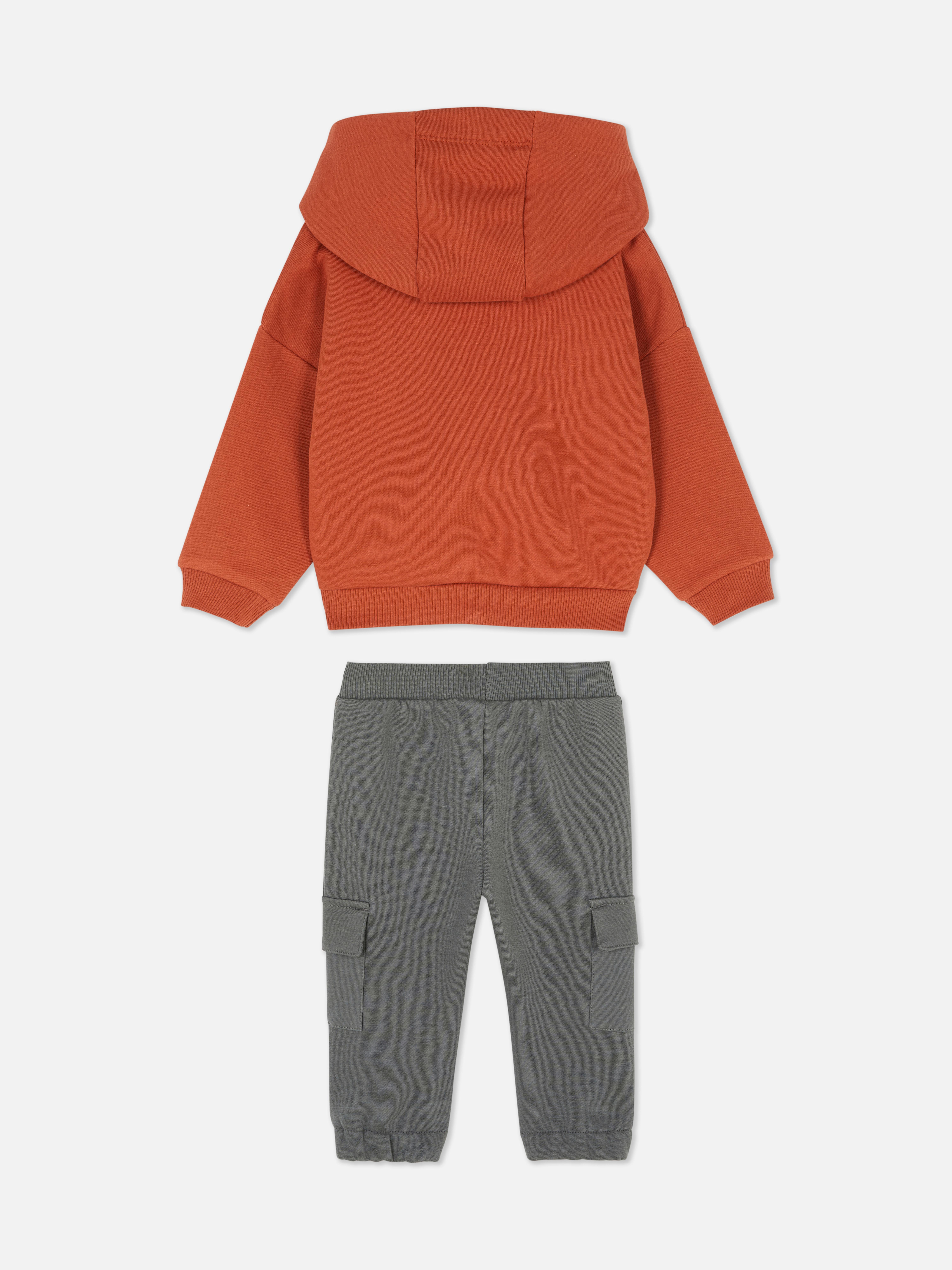 0-36mths | Hoodie and Cargo Sweatpants Set