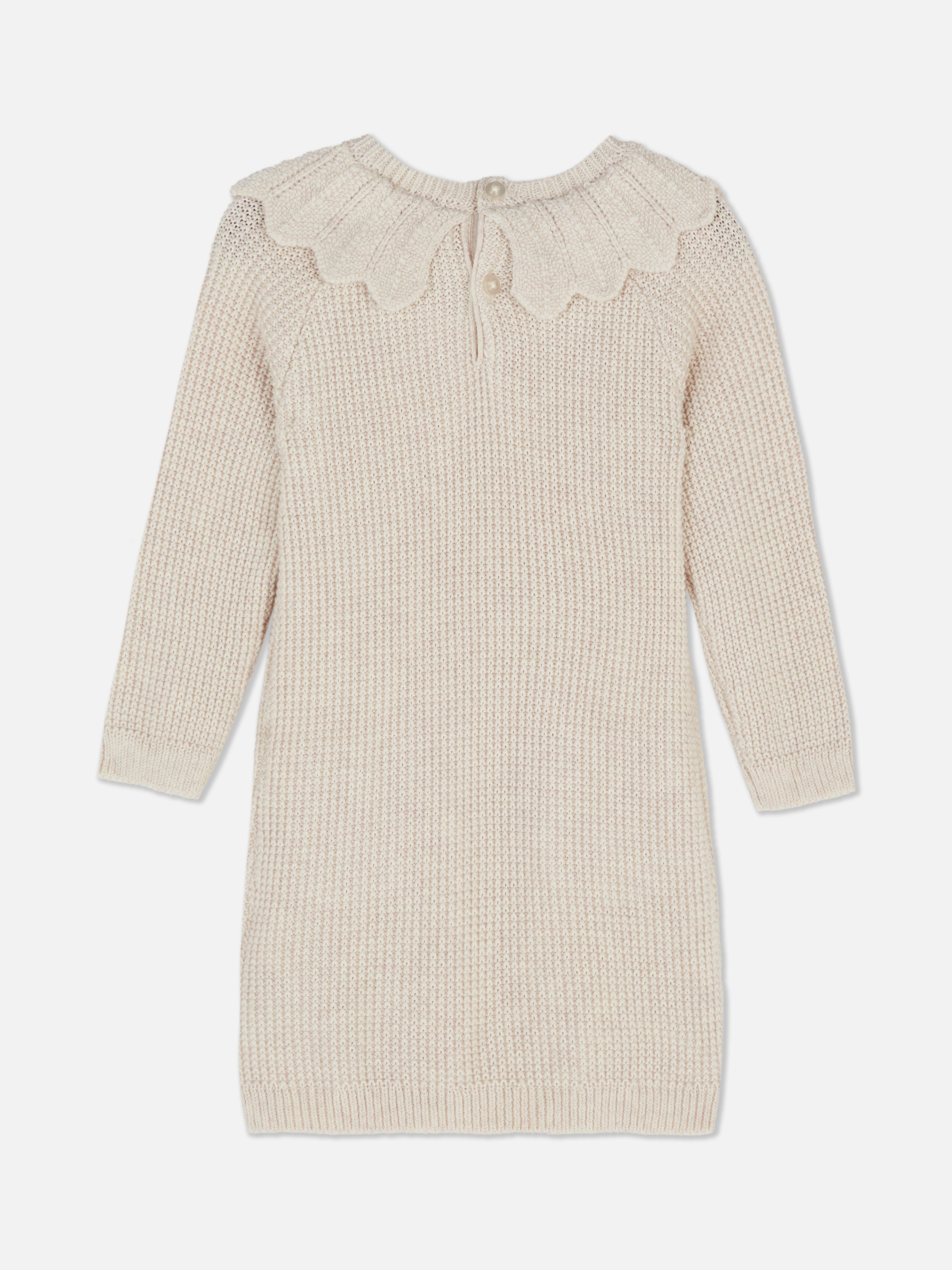 0-36 mois | Ensemble robe pull à col et collants