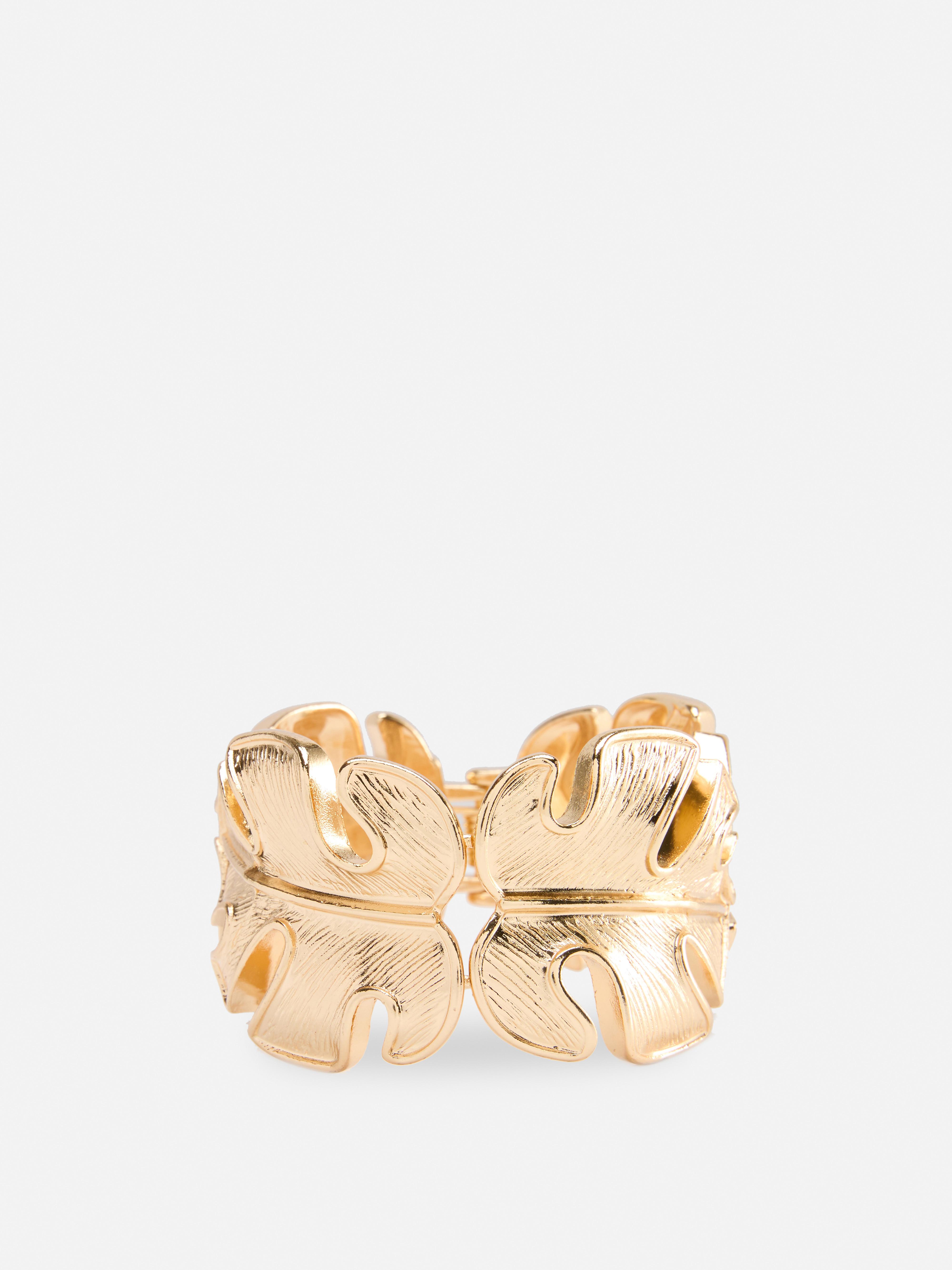 Brazalete con diseño de hojas