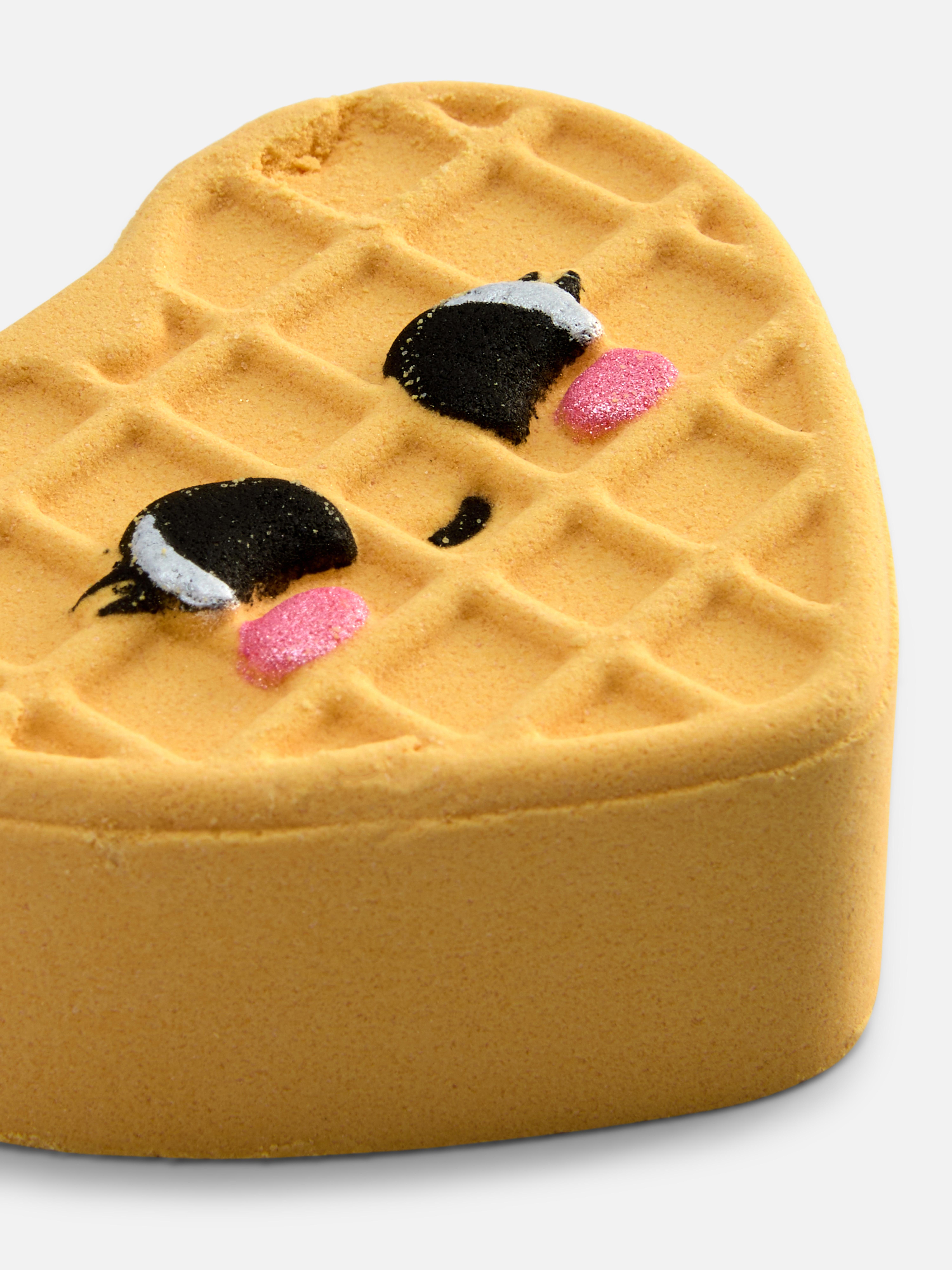 Herzförmige Waffel-Badebombe