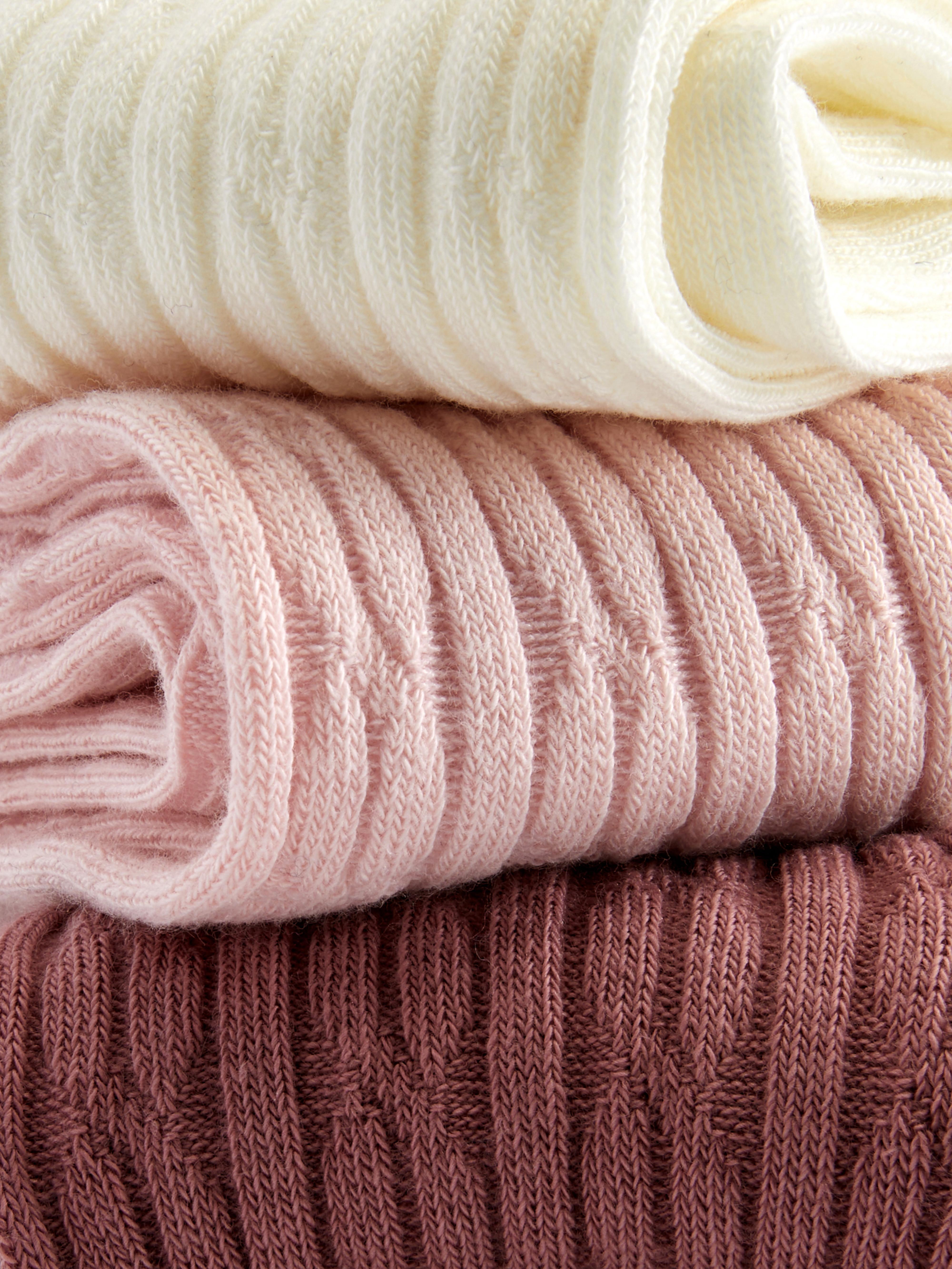 3pk Cable Knit Tights