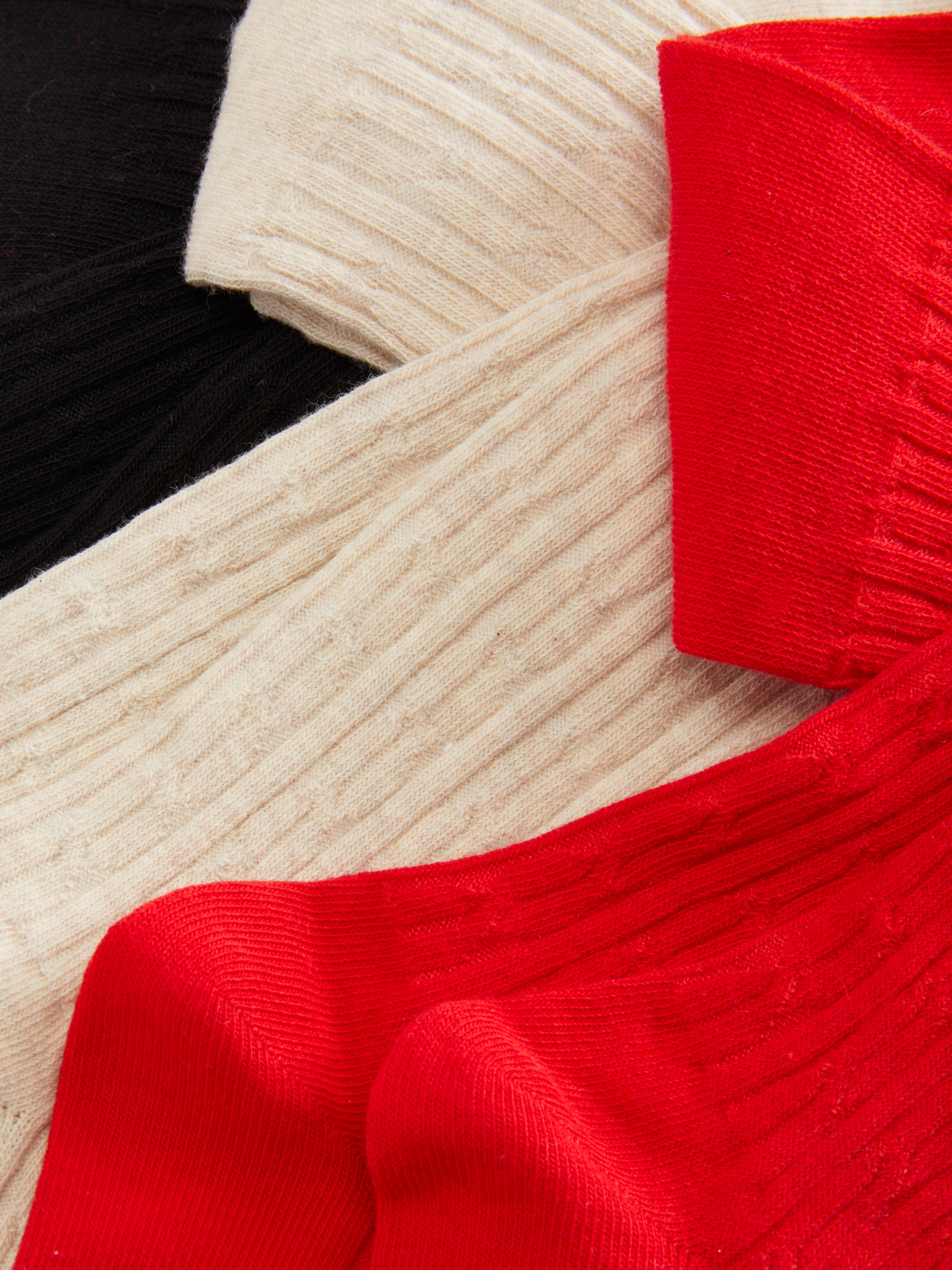 3pk Cable Knit Tights