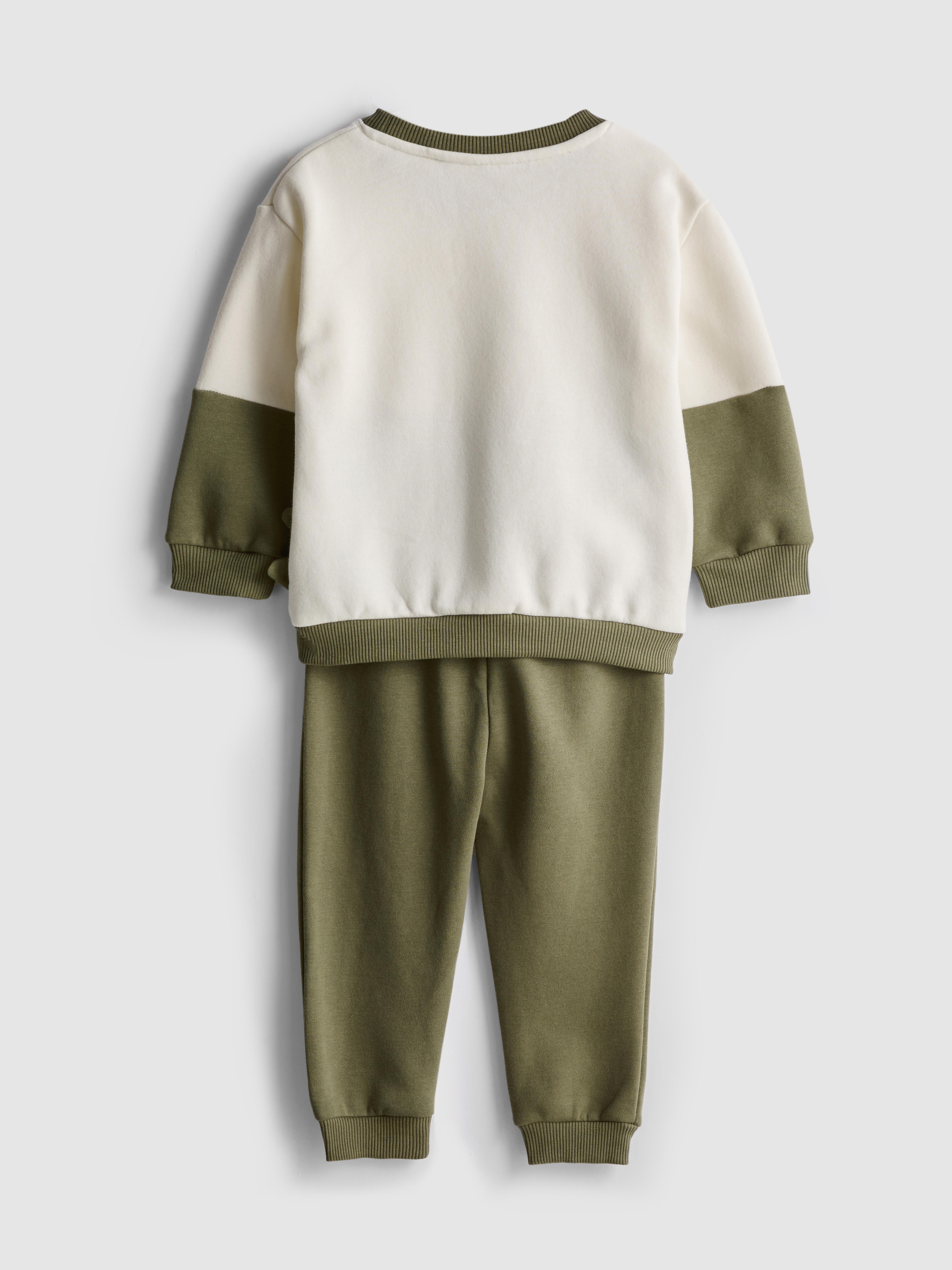 0-36 mois | Sweat-shirt et bas de jogging à motif crocodile