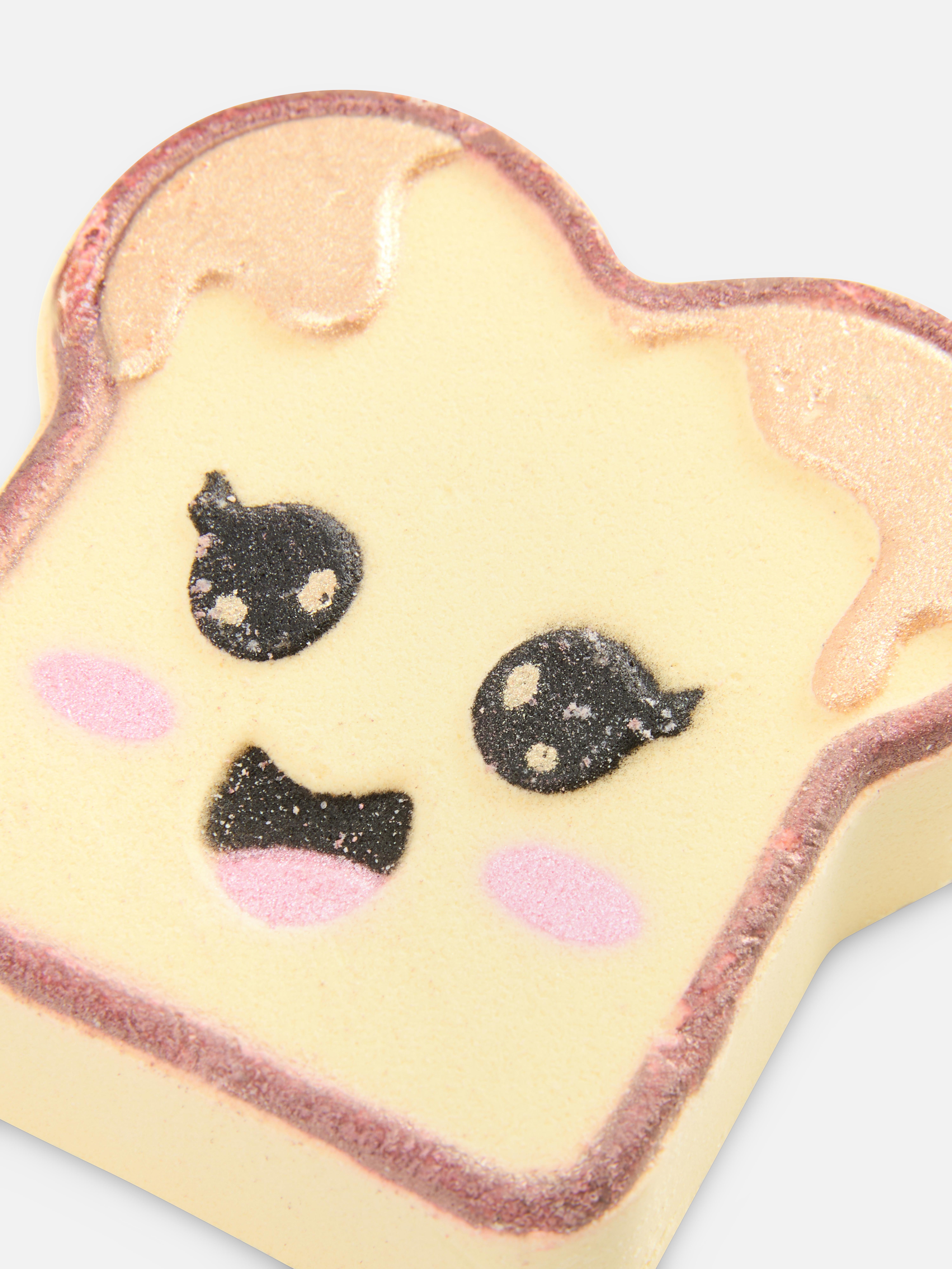 Šumivá bomba do kúpeľa v tvare toastu