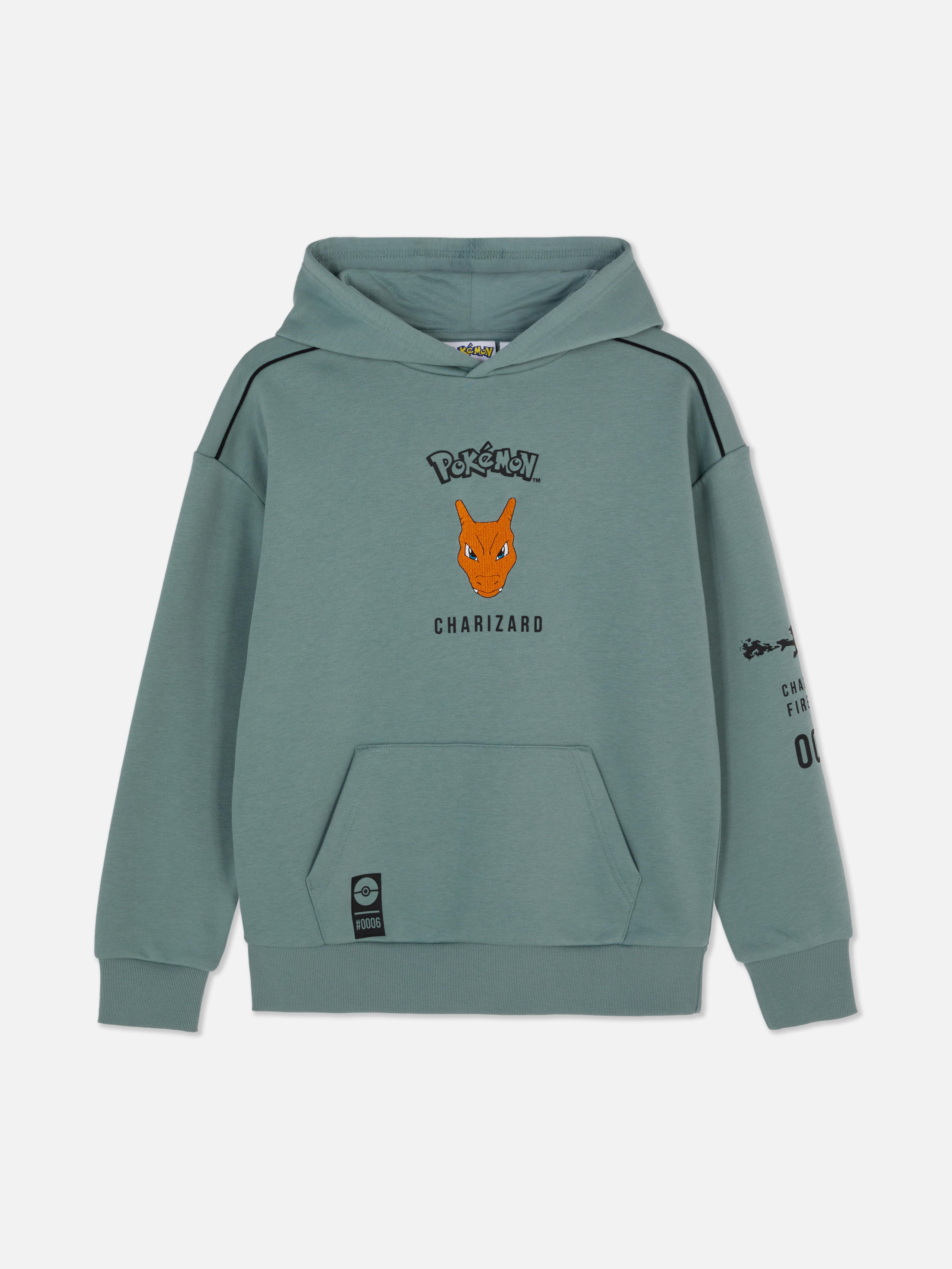 Sweat à capuche et motif Pokémon Dracaufeu