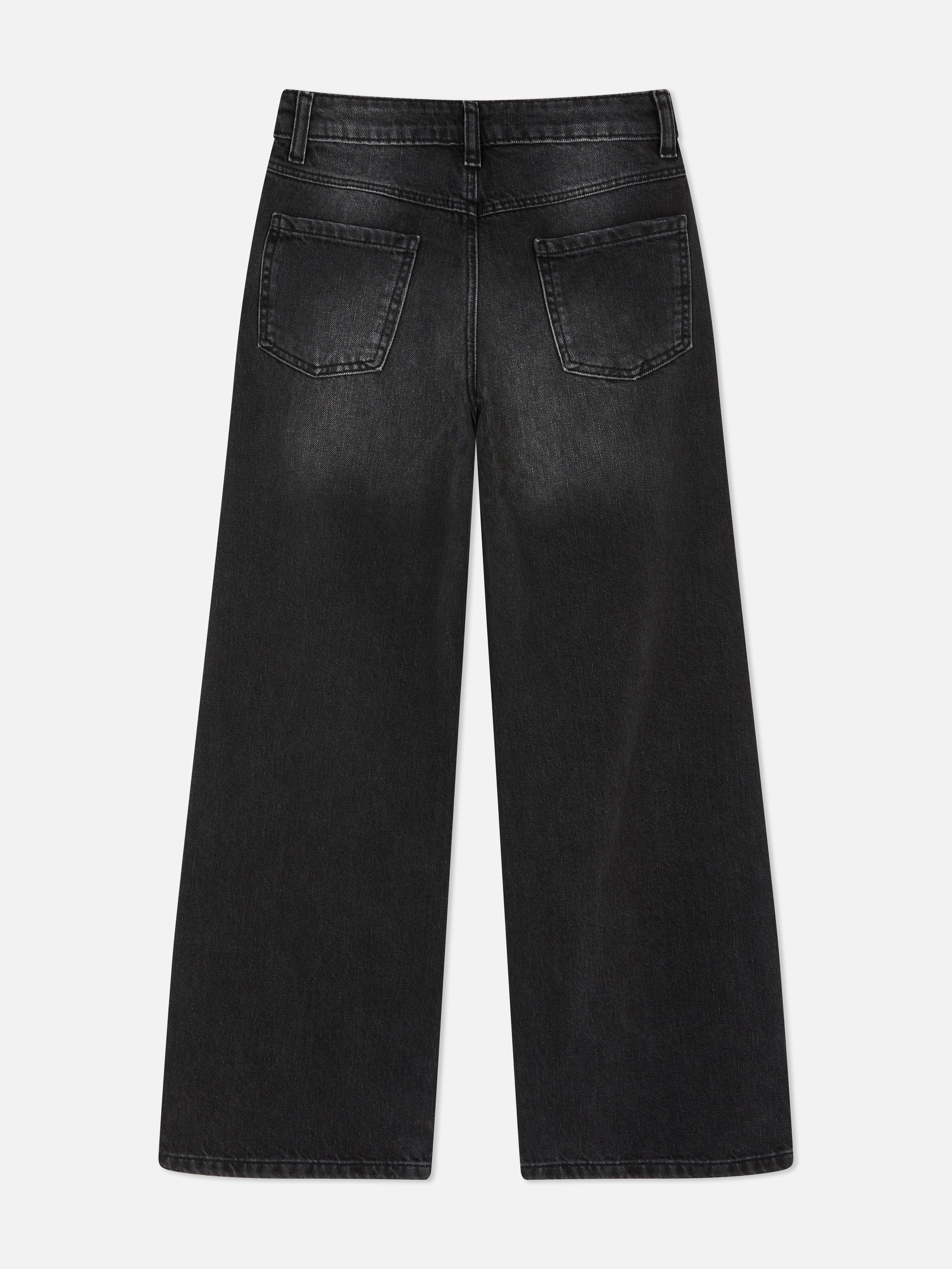 7–15 Jahre | Nietenbesetzte Jeans mit weitem Bein
