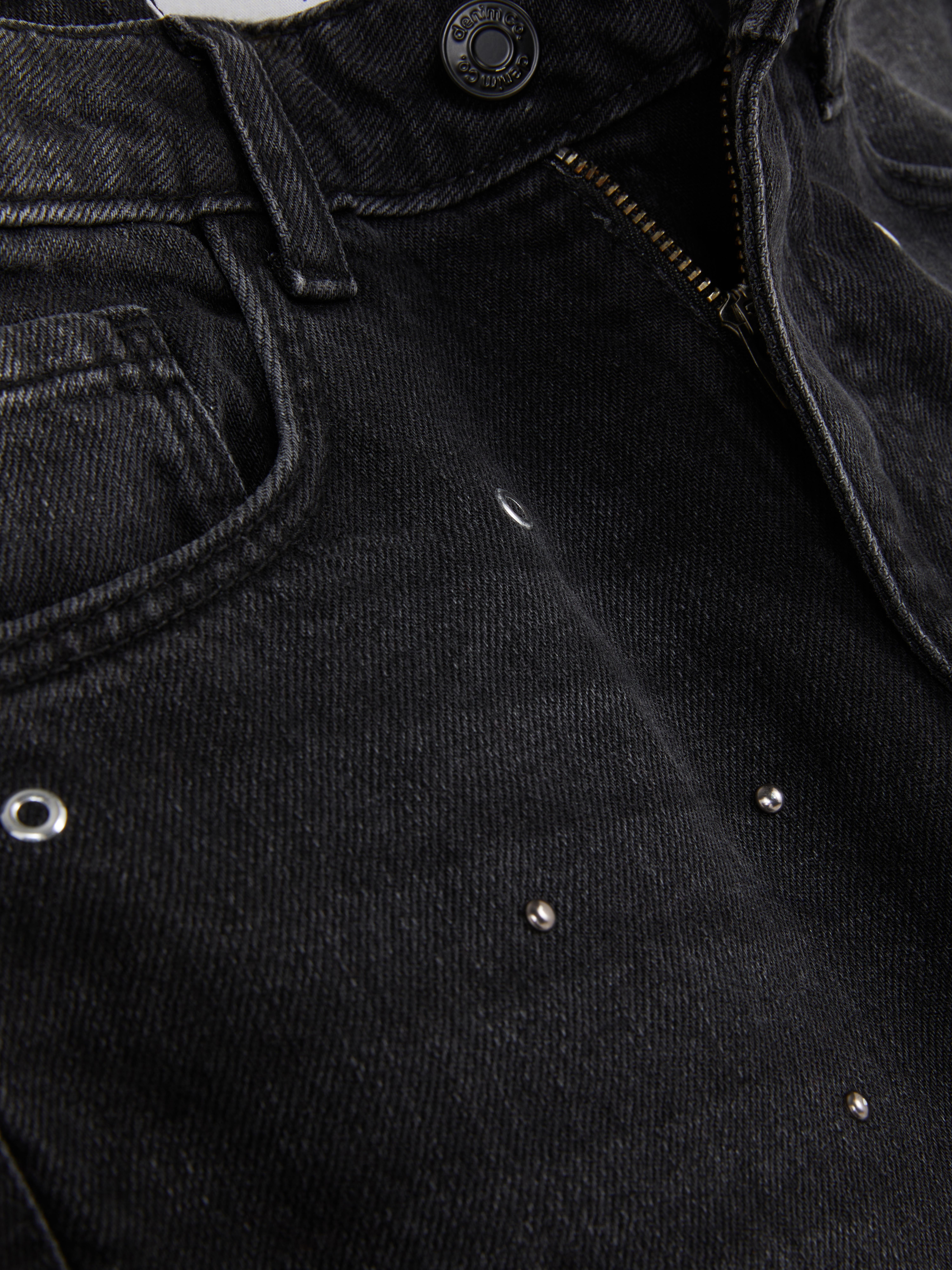 7–15 Jahre | Nietenbesetzte Jeans mit weitem Bein