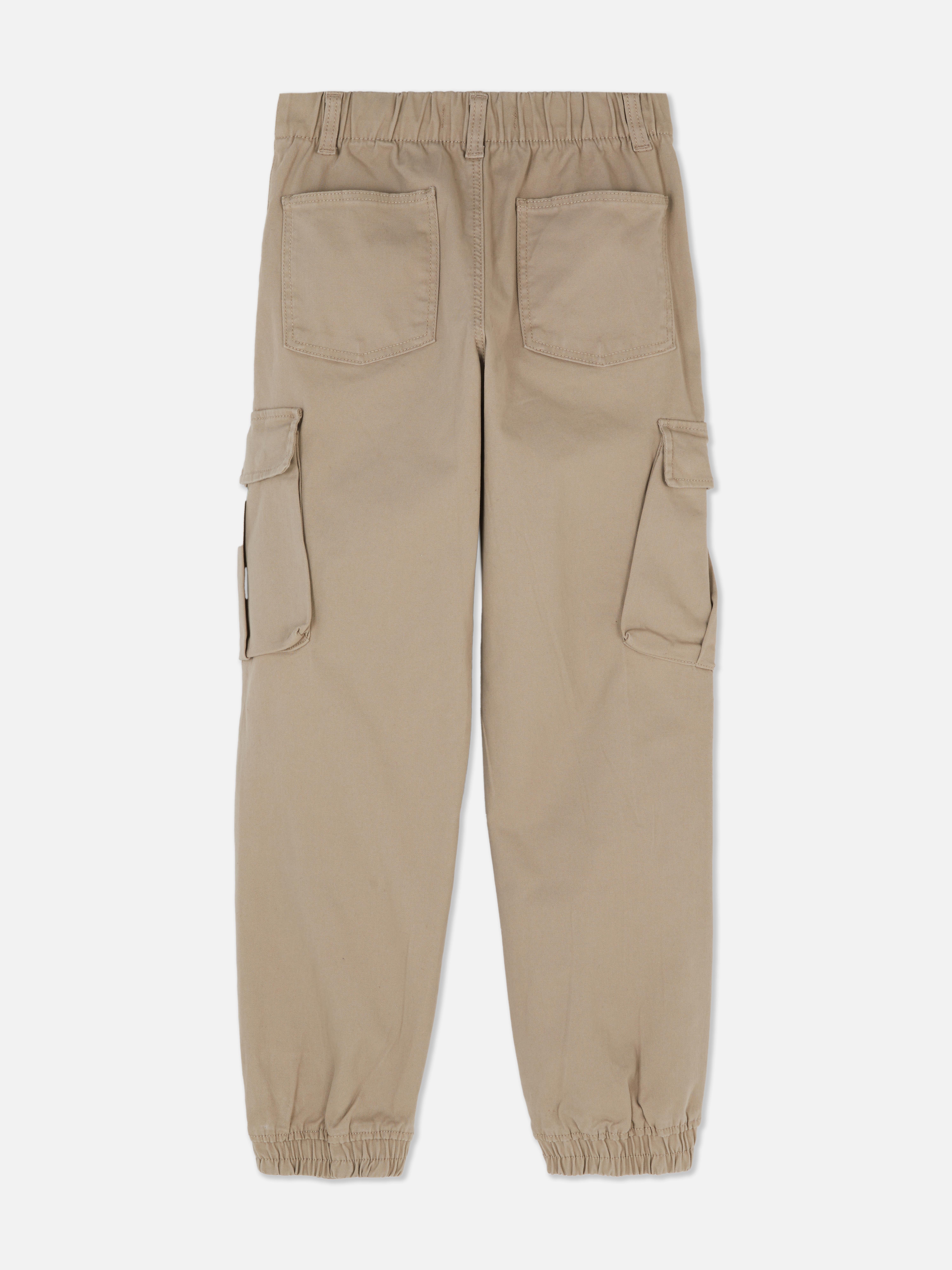 7-15yrs | Twill Cargo Joggers
