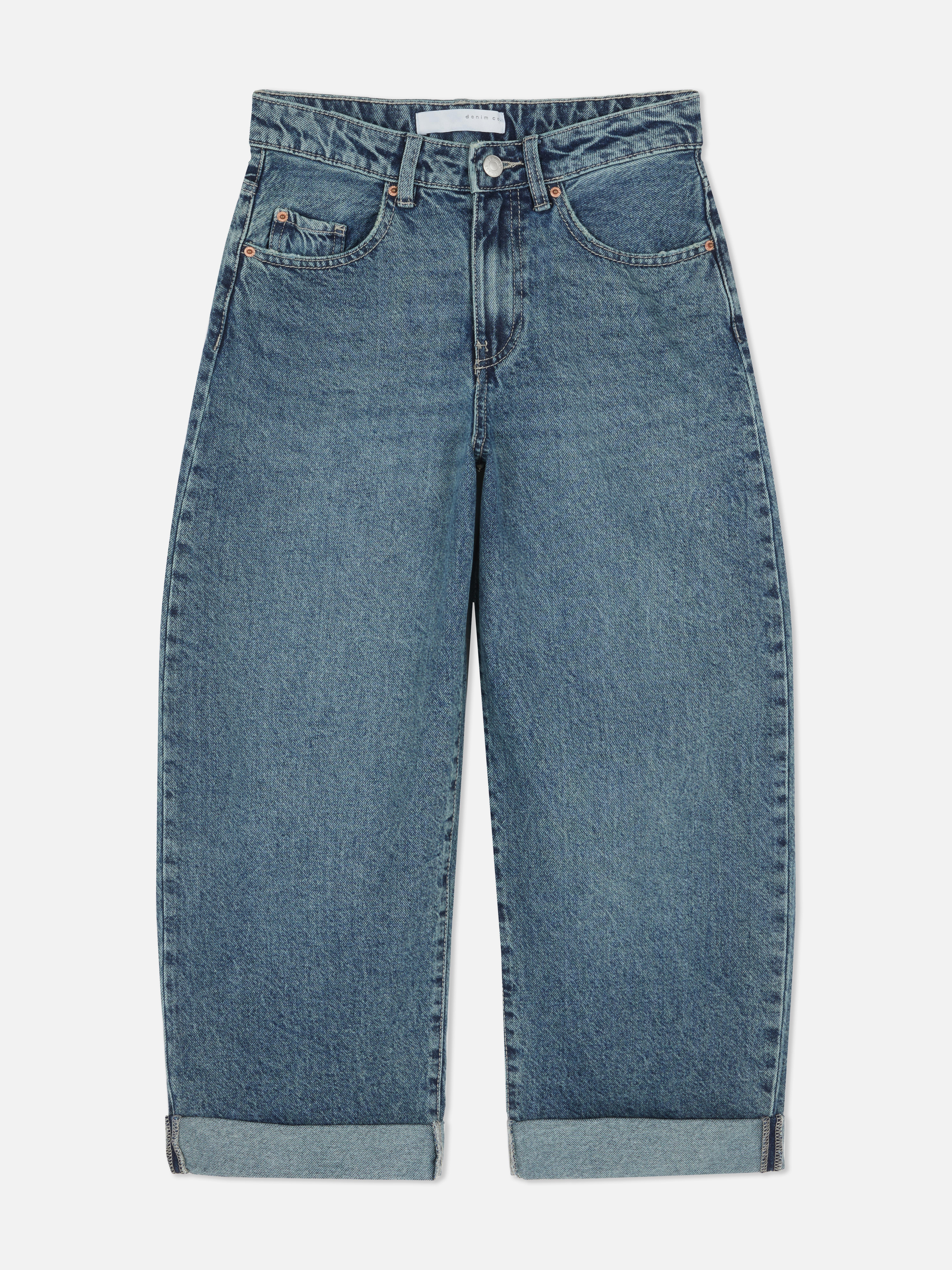 7-15yrs | Barrel Leg Jeans