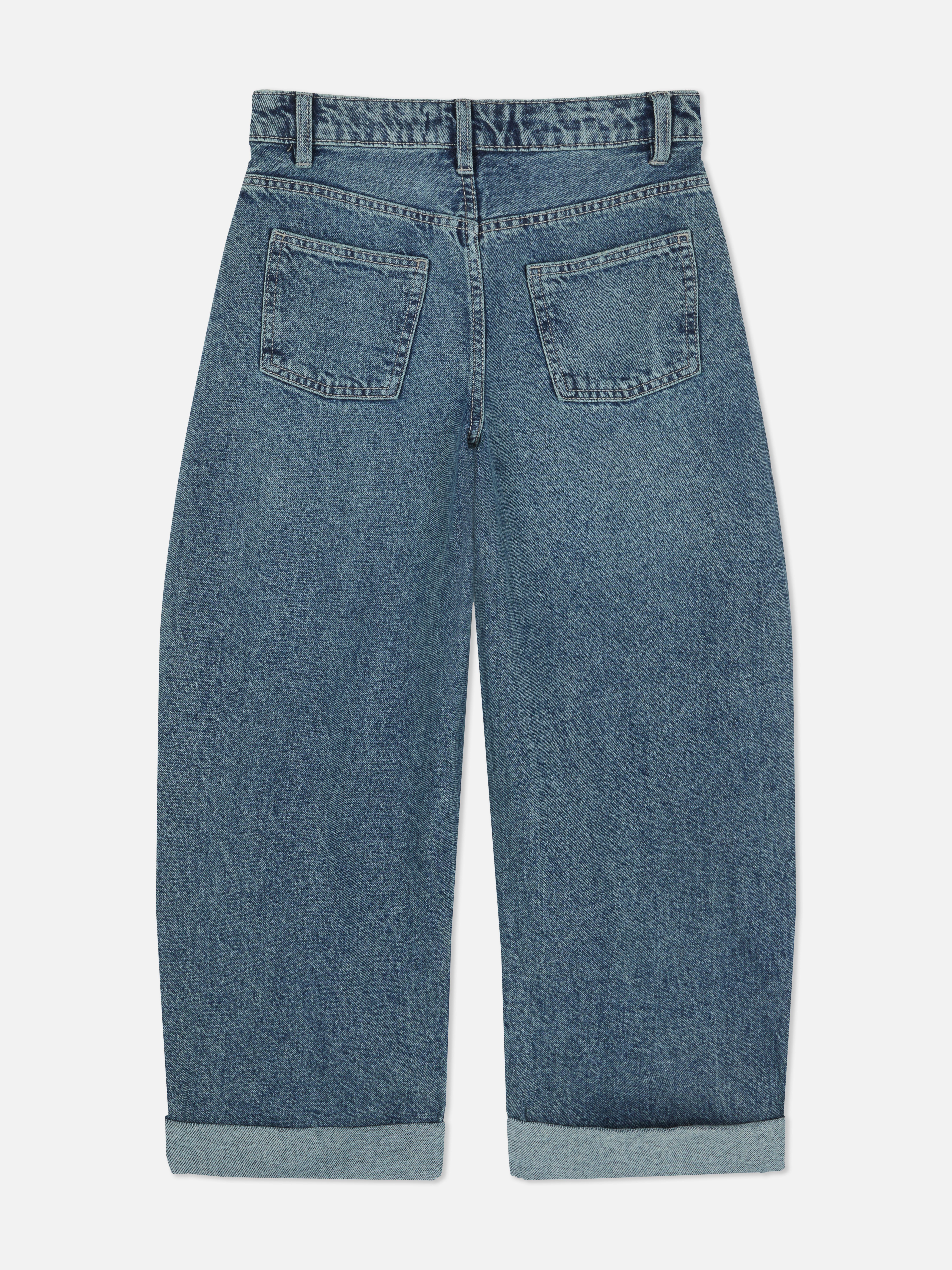 7-15yrs | Barrel Leg Jeans