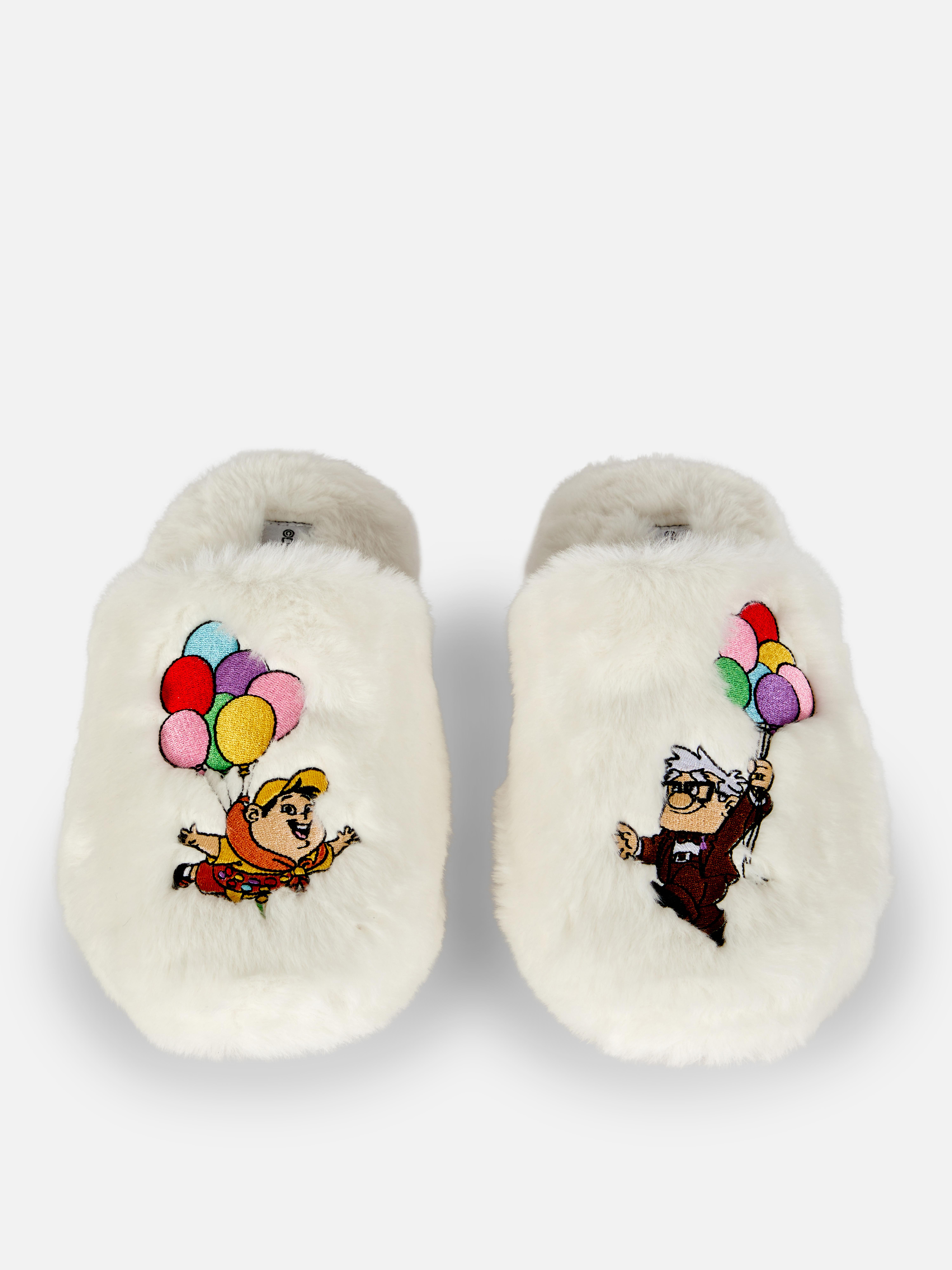 Disney Fel!-mintás, bolyhos papucs