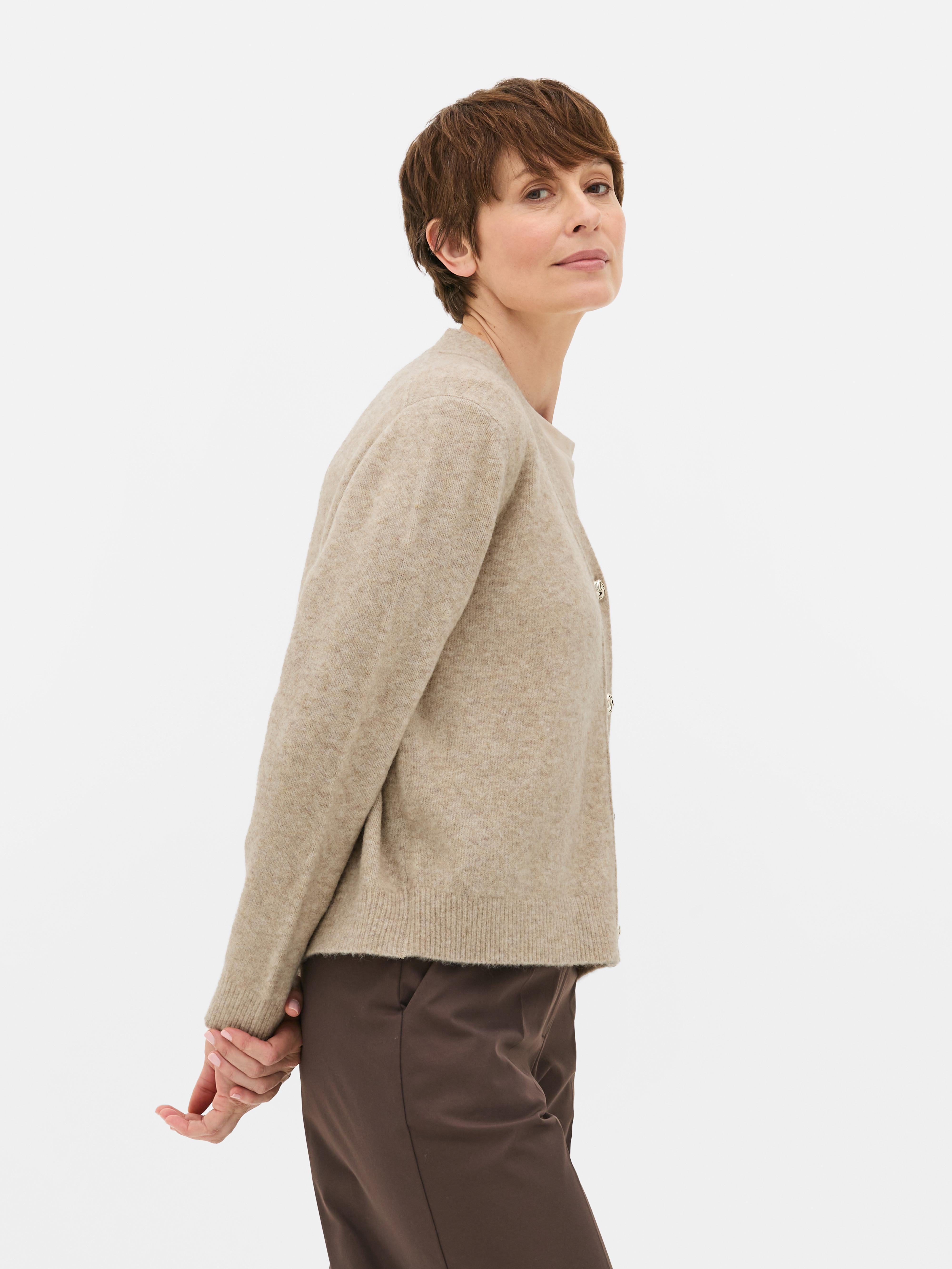 Relaxed Boyfriend Cardigan