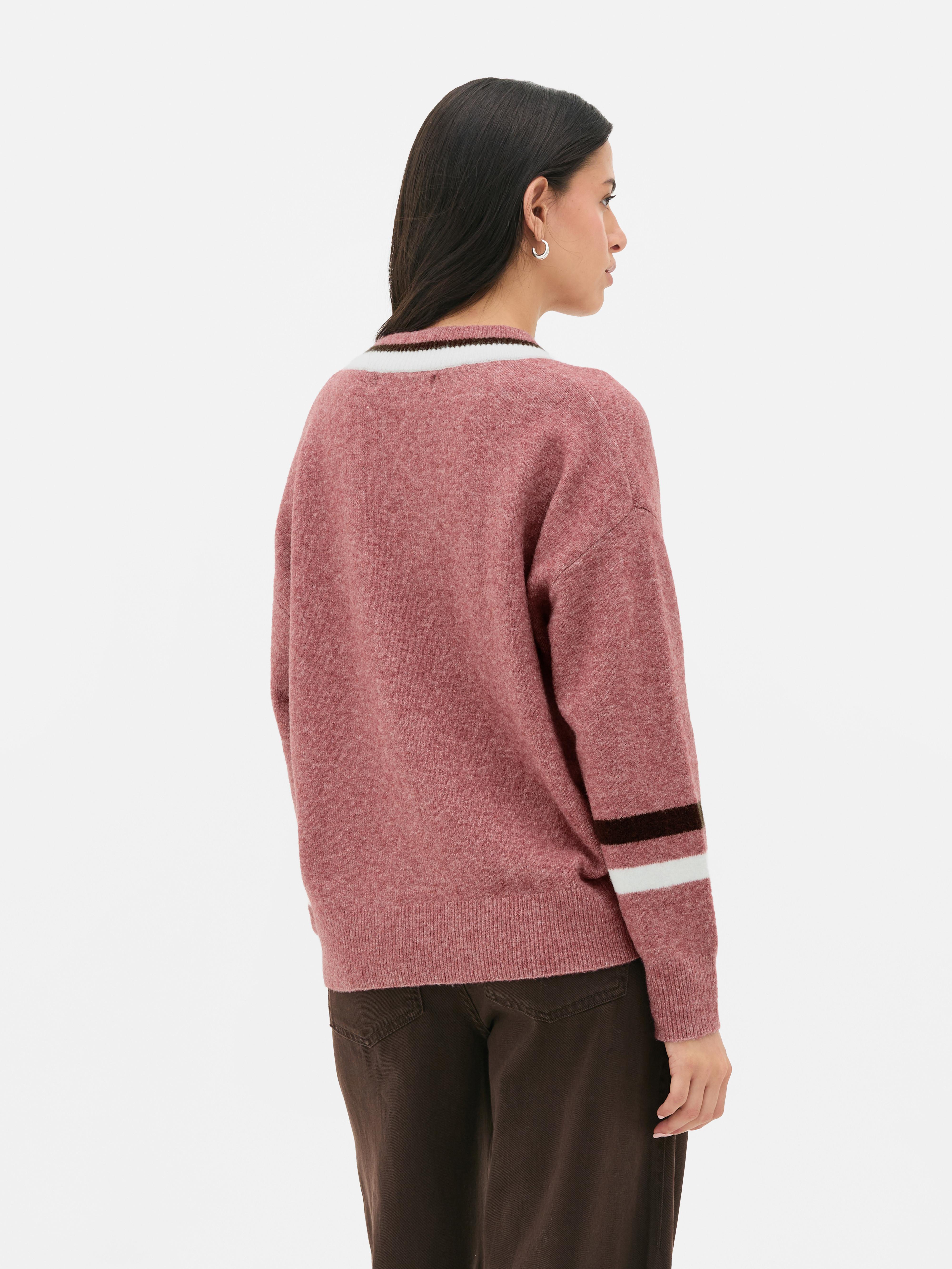 Jersey con cuello de pico