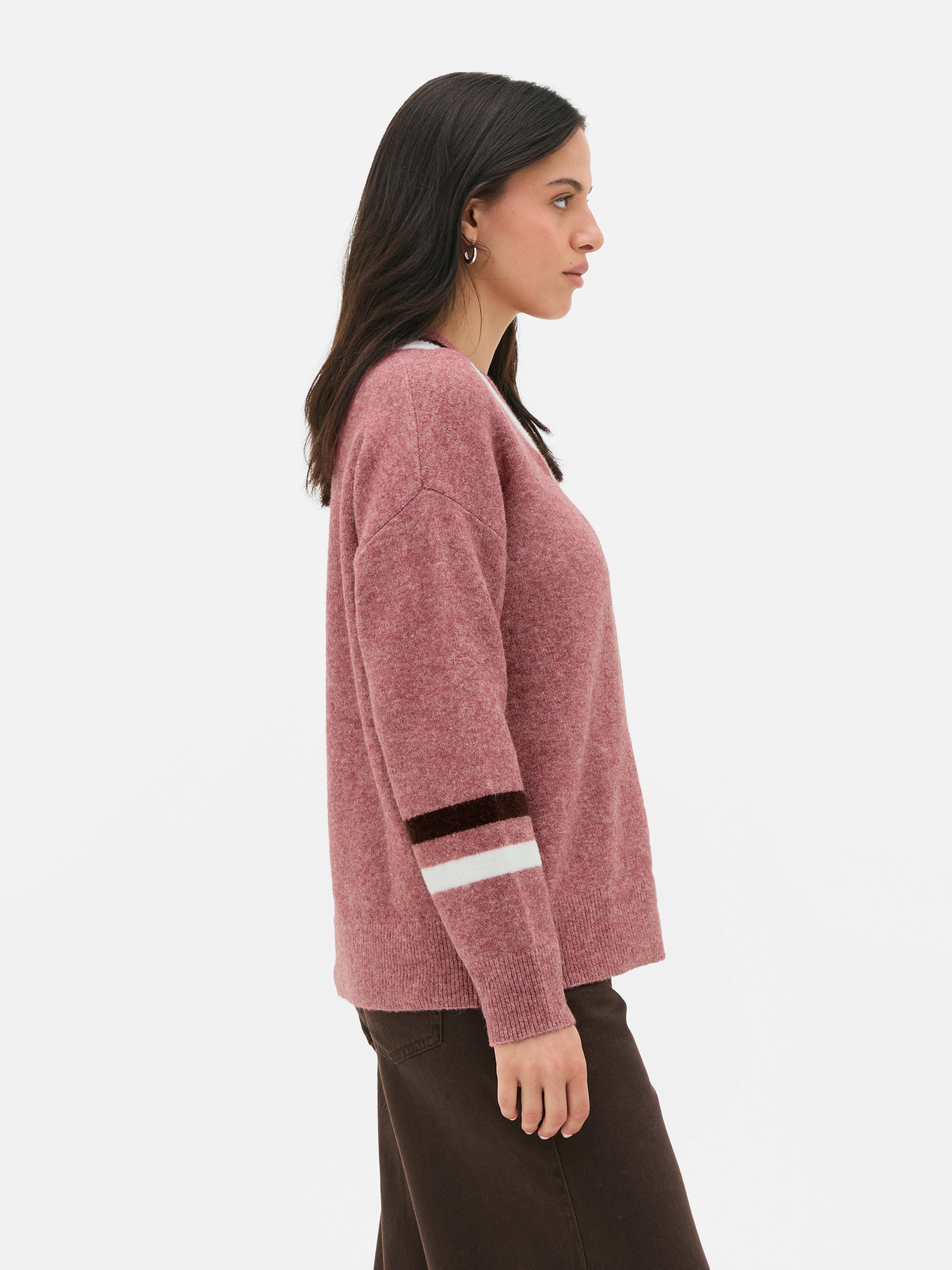 Jersey con cuello de pico