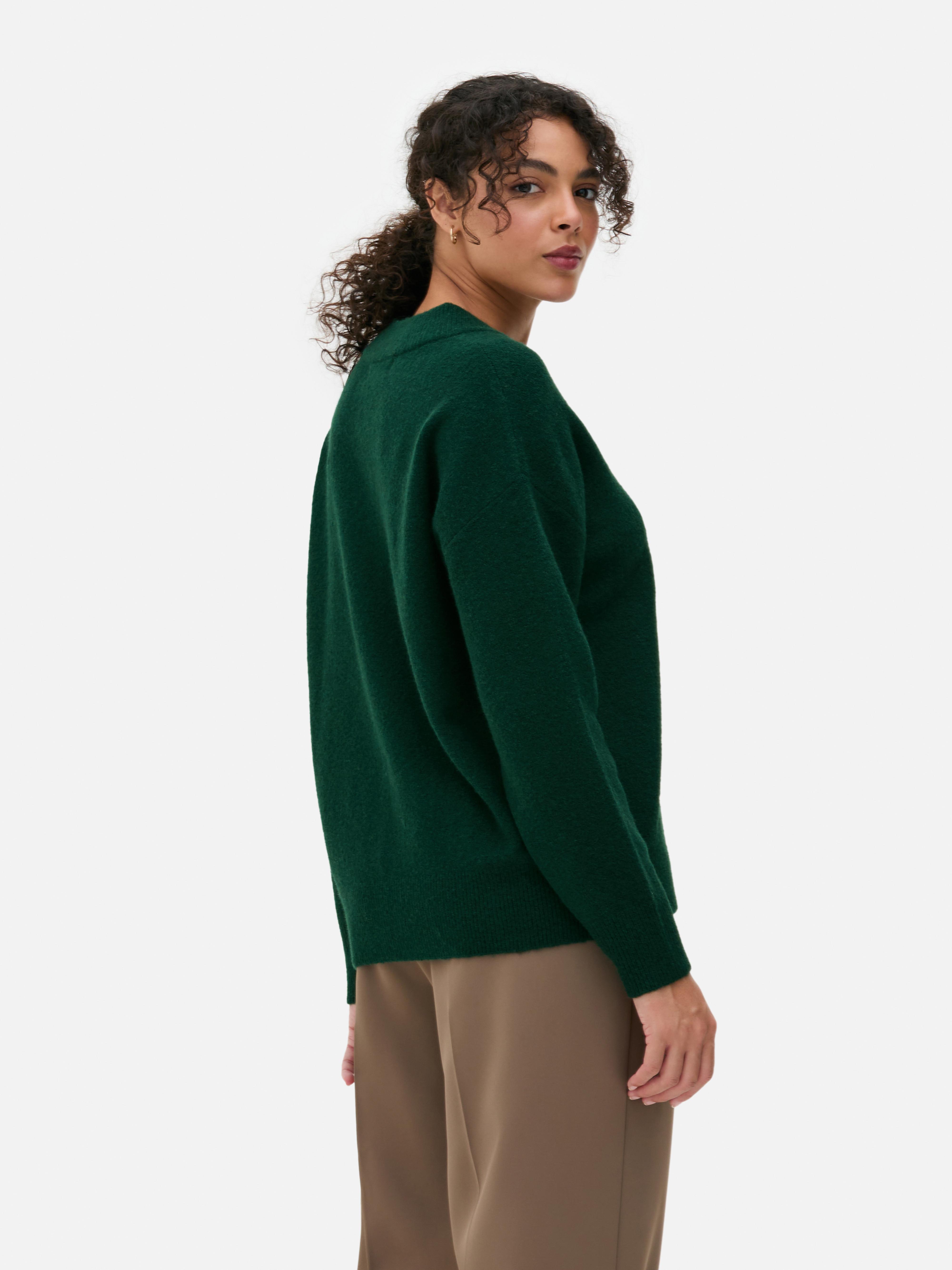 Jersey con cuello de pico