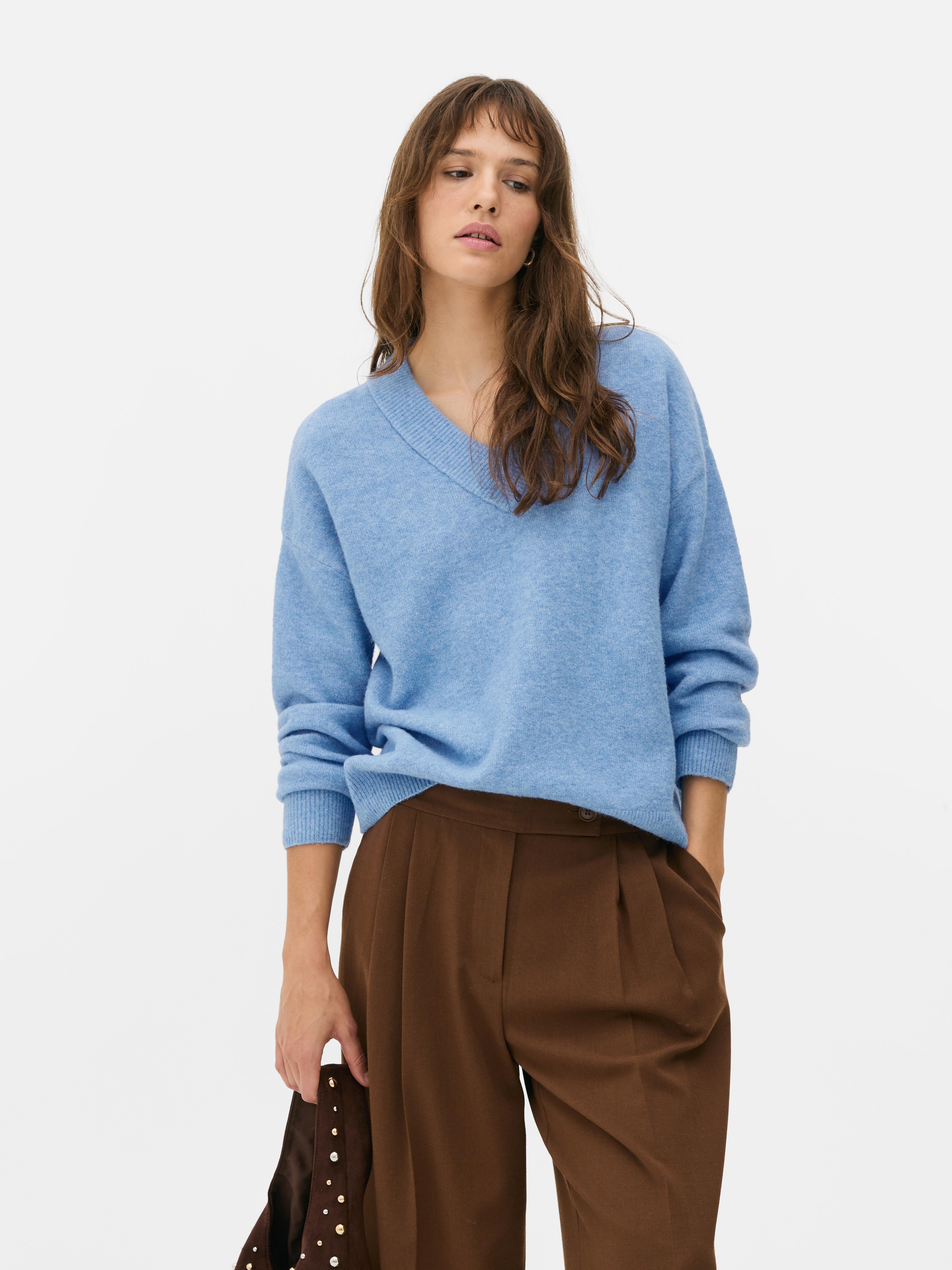 Pull à col en V