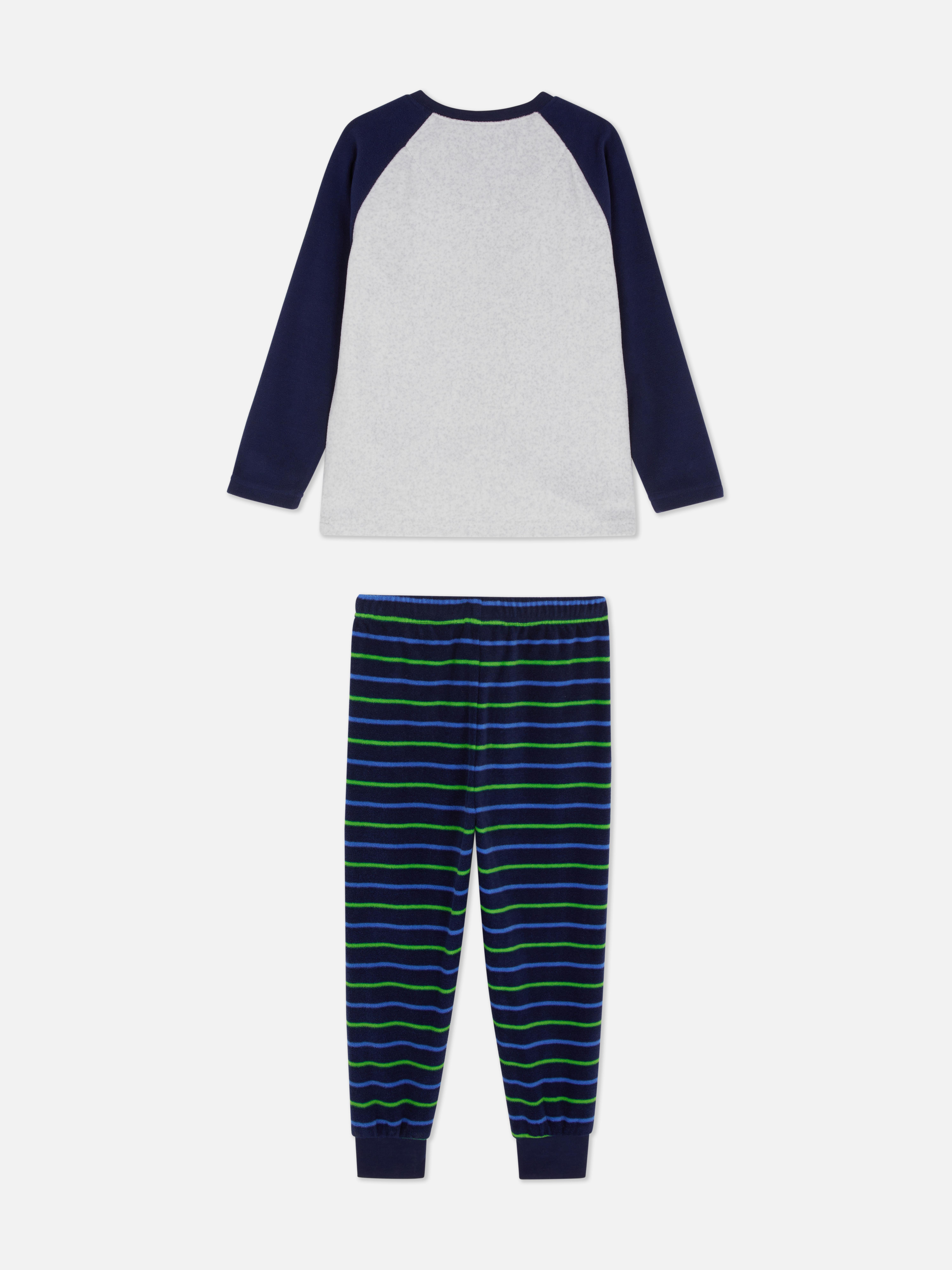 1.5-8yrs | Dinosaur Graphic Fleece Pajamas