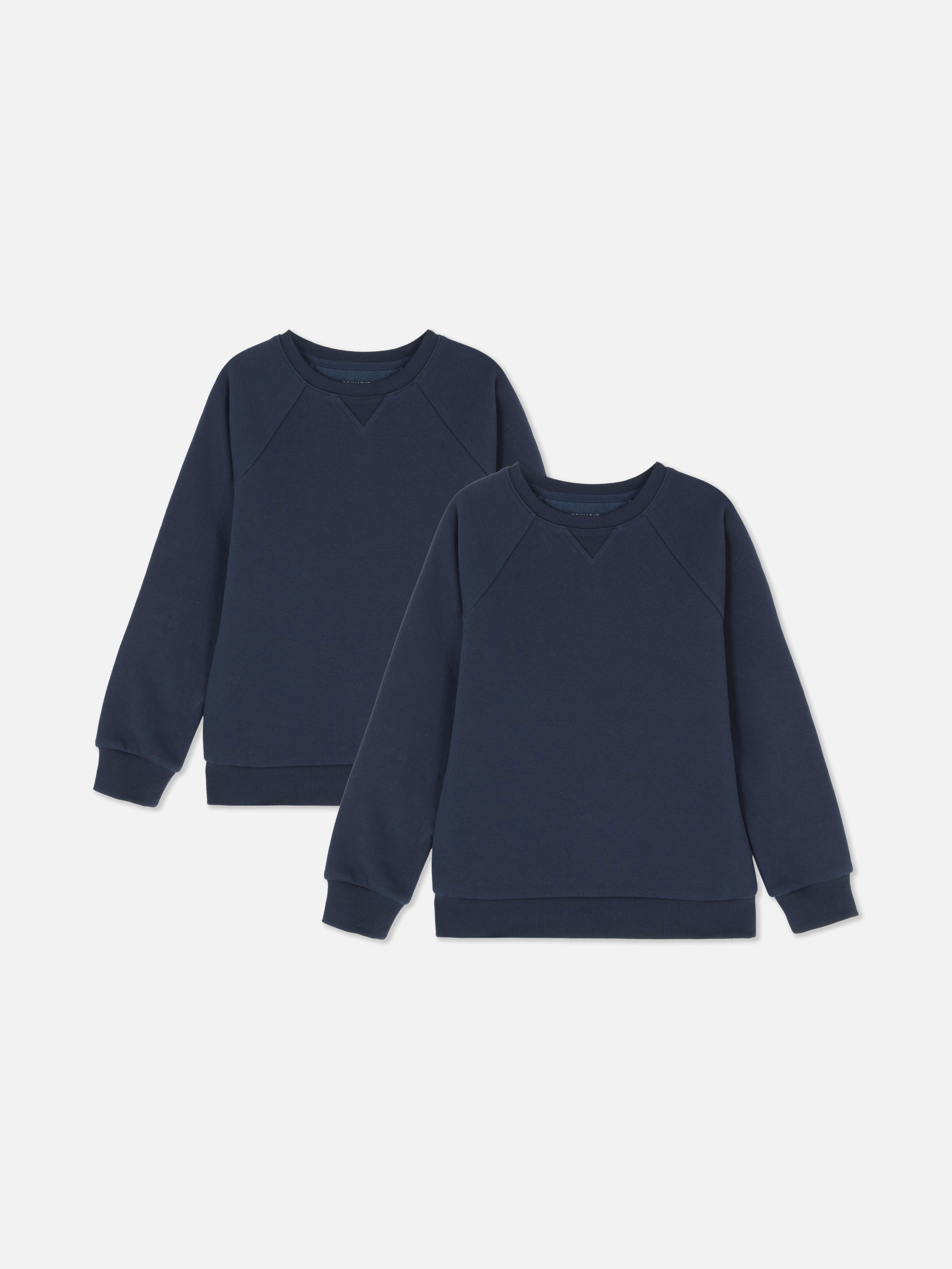2pk Older Kids’ Crew Neck Sweatshirts