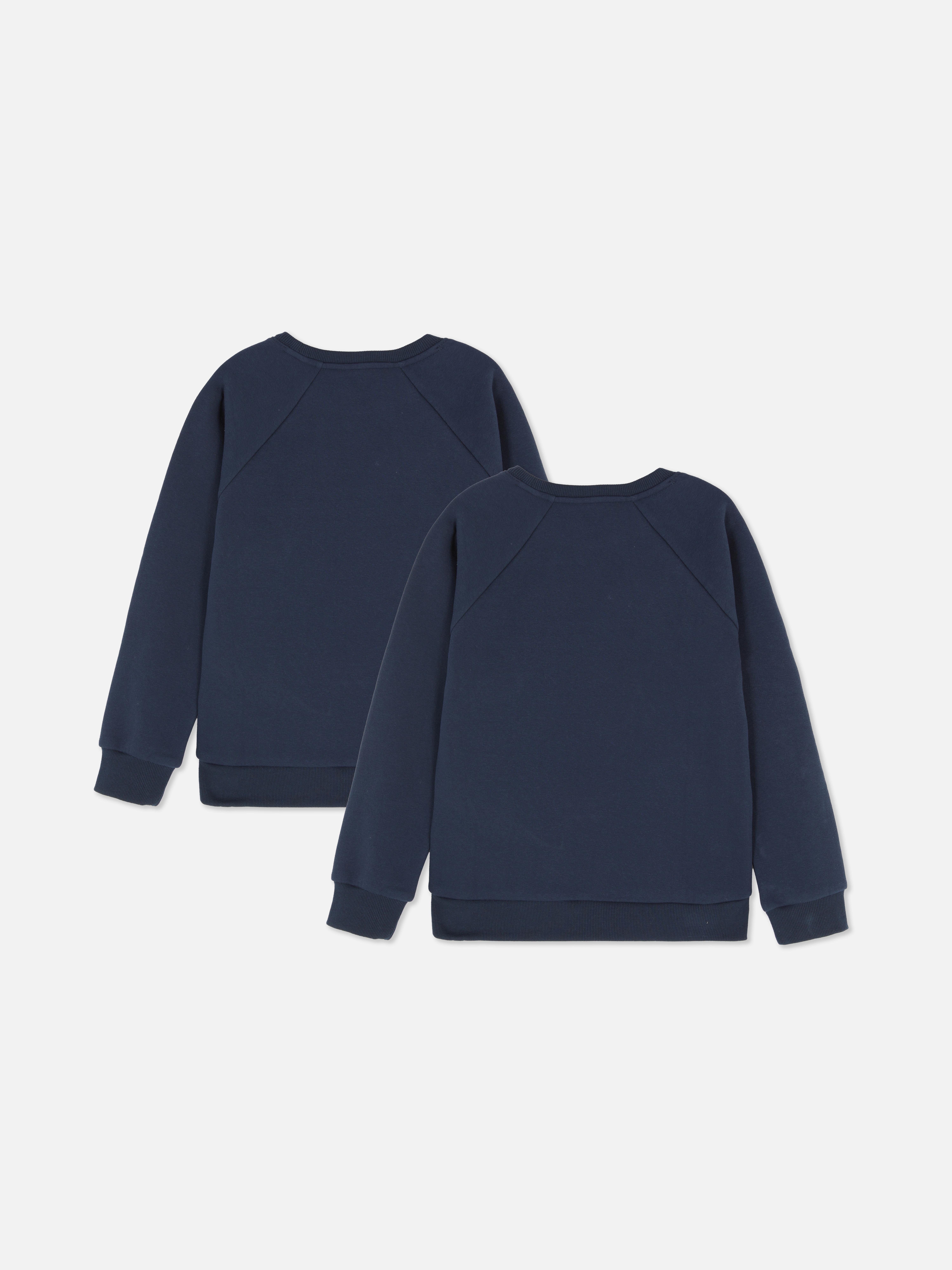 2pk Older Kids’ Crew Neck Sweatshirts