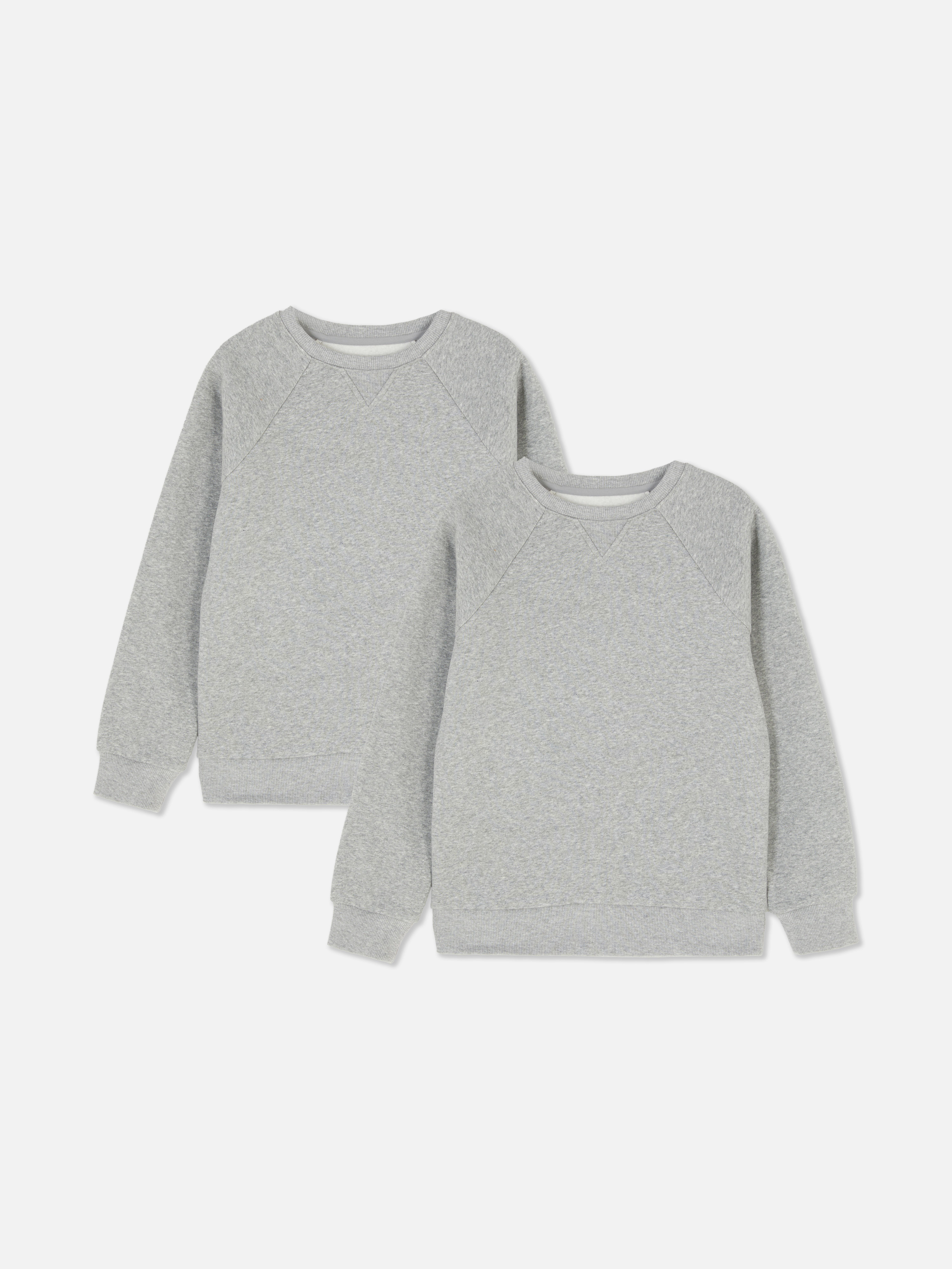 2pk Older Kids’ Crew Neck Sweatshirts