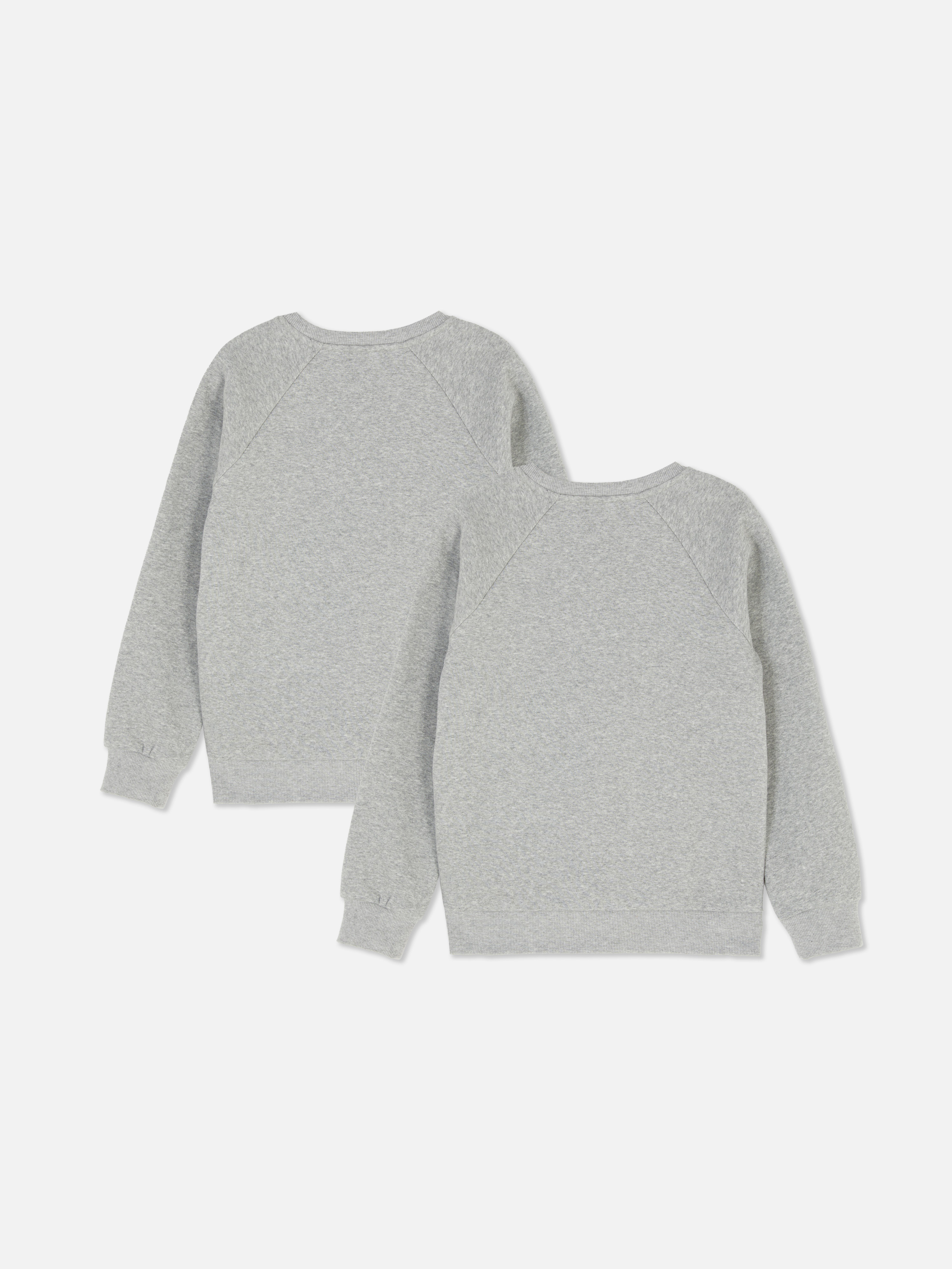 2pk Older Kids’ Crew Neck Sweatshirts