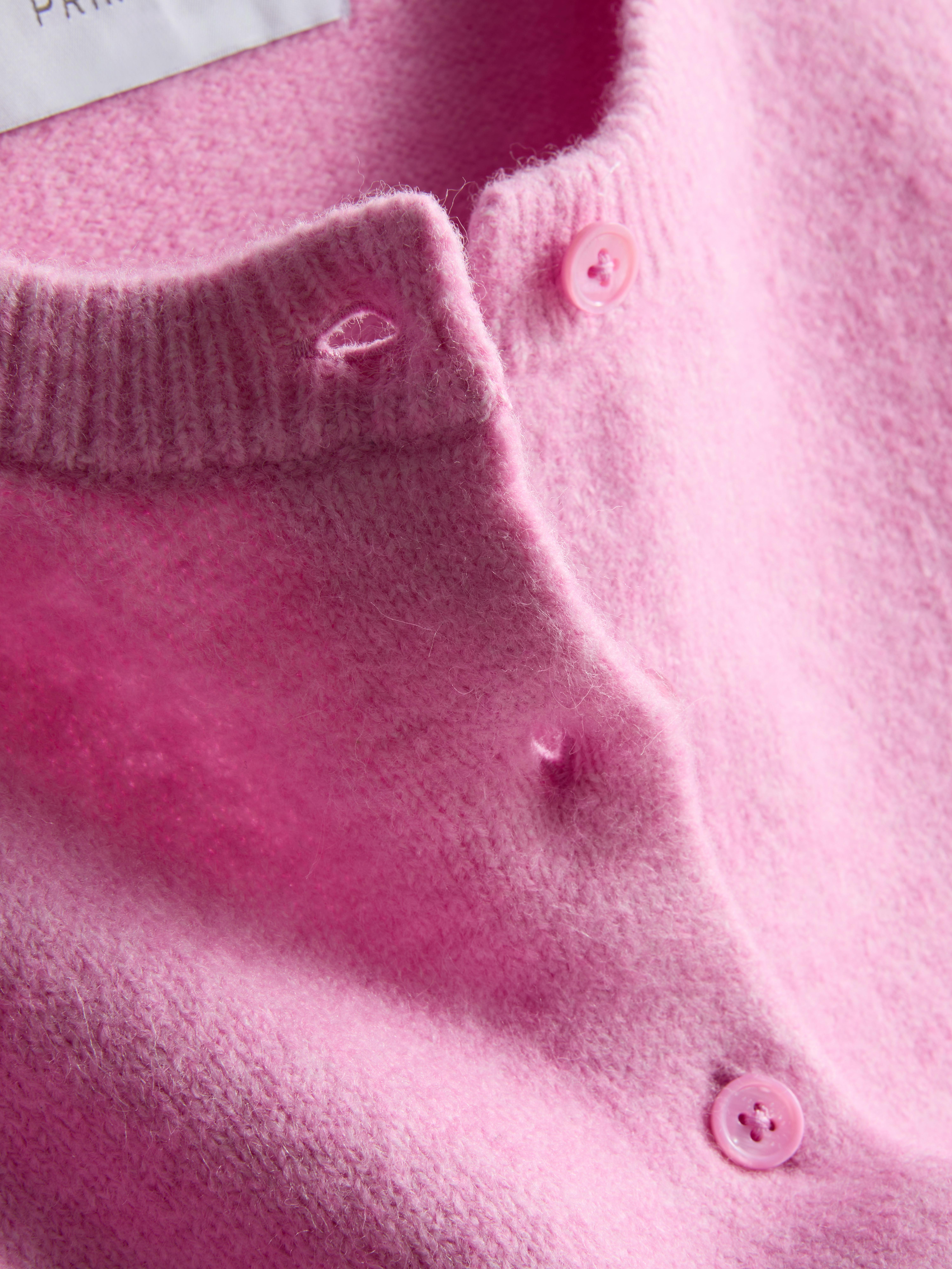 Cardigan girocollo corto