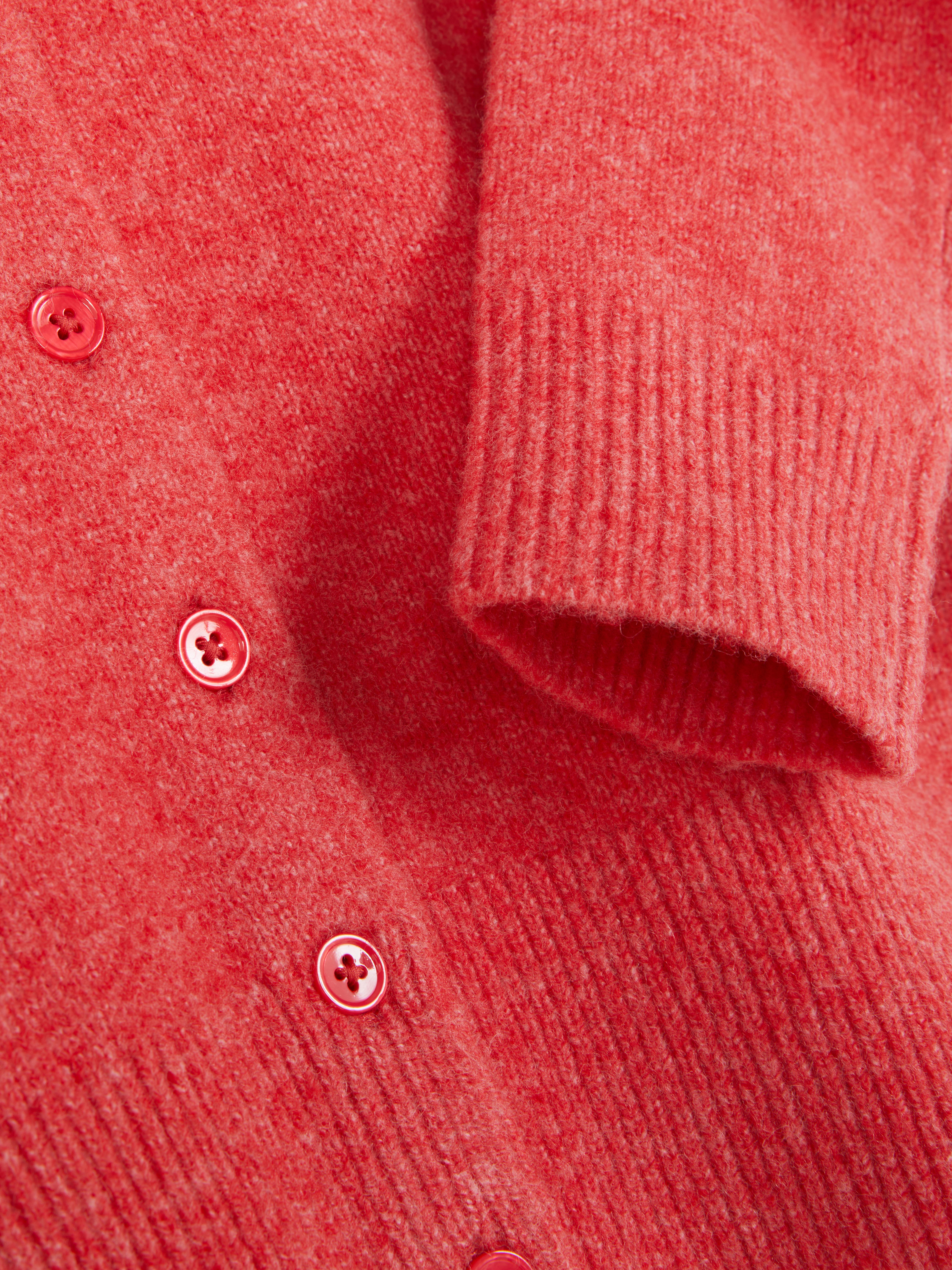 Kurzer Cardigan mit Rundhalsausschnitt