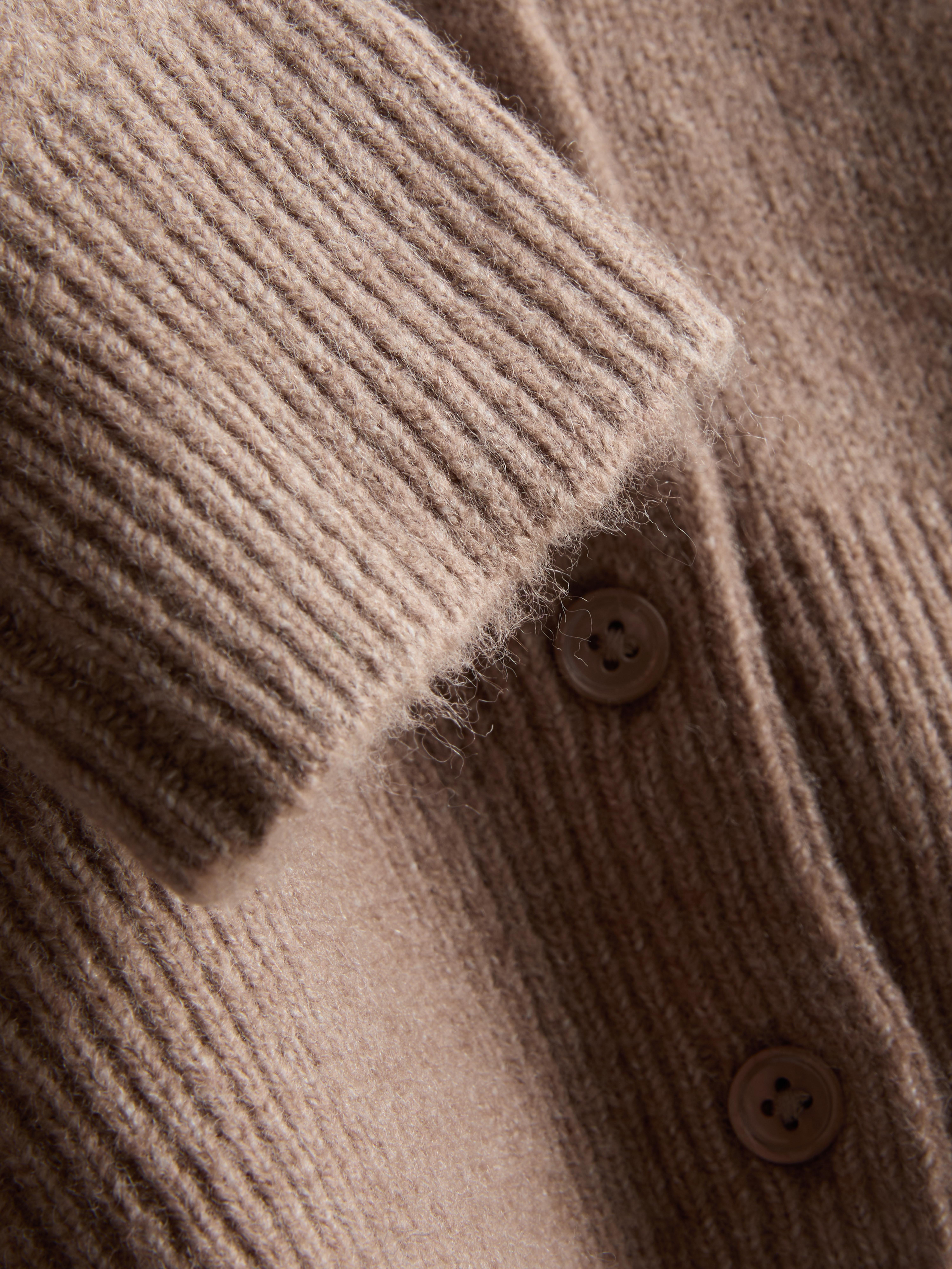 Cardigan girocollo corto