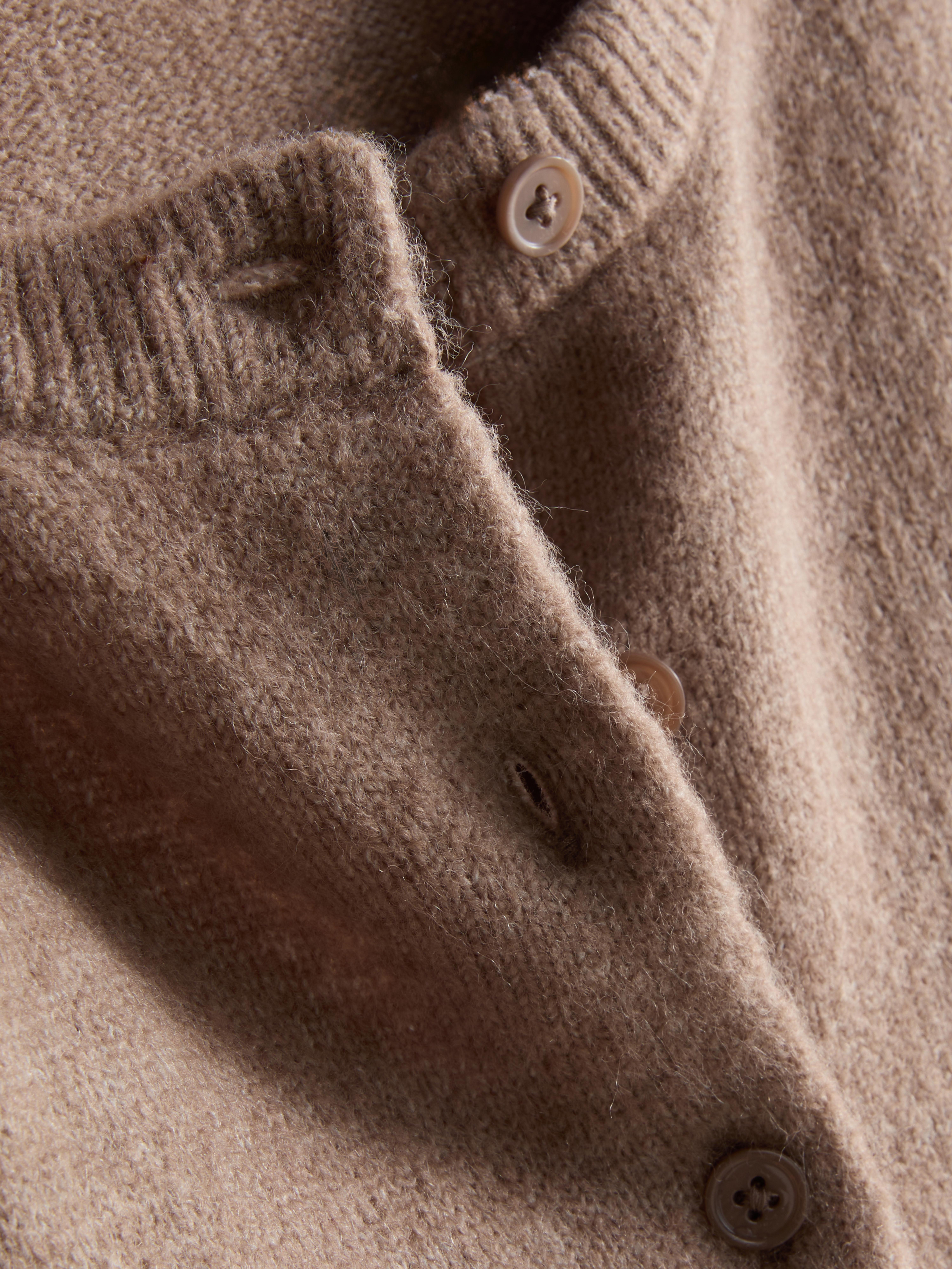 Cardigan girocollo corto