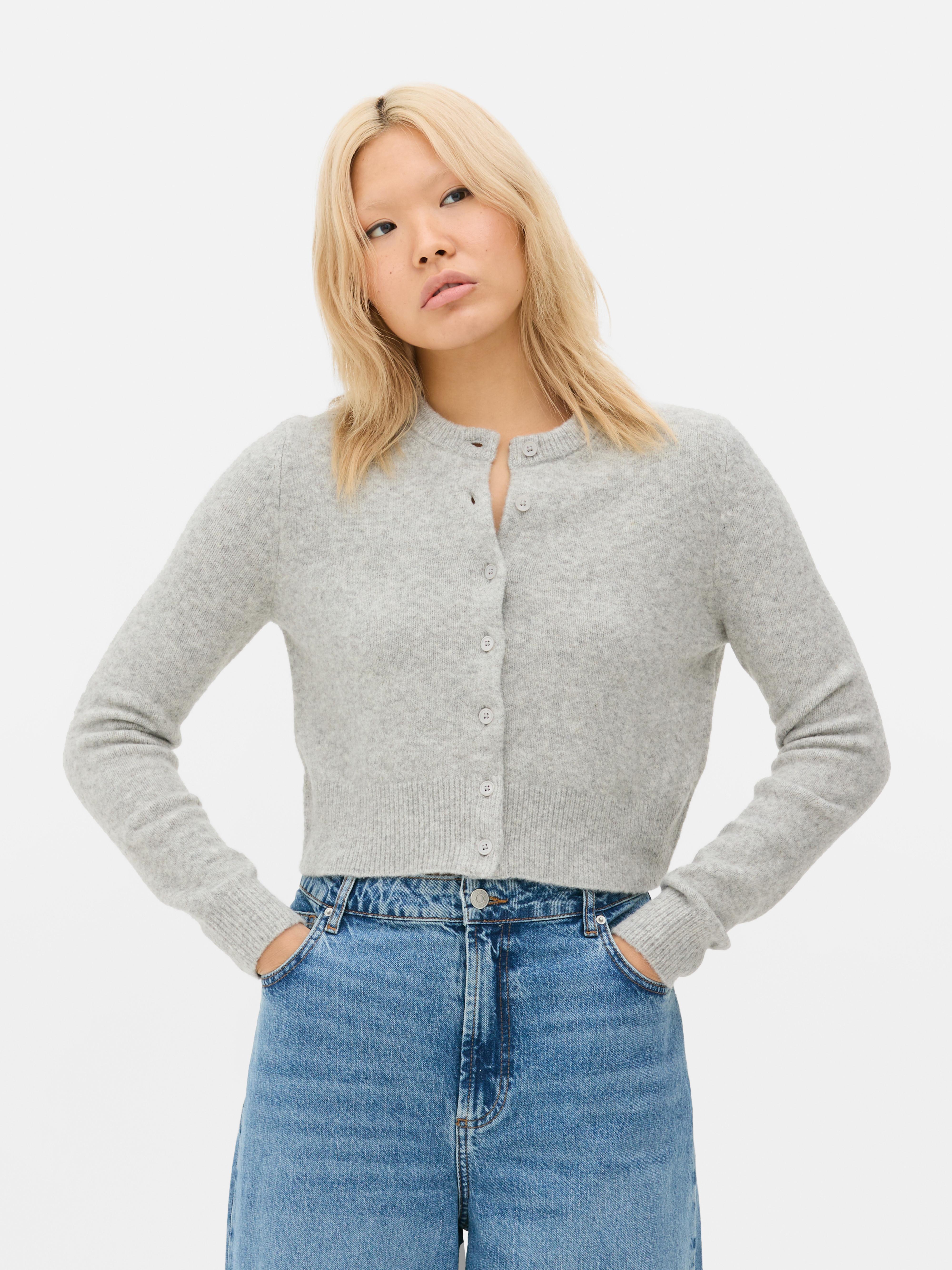 Kort vest met ronde hals