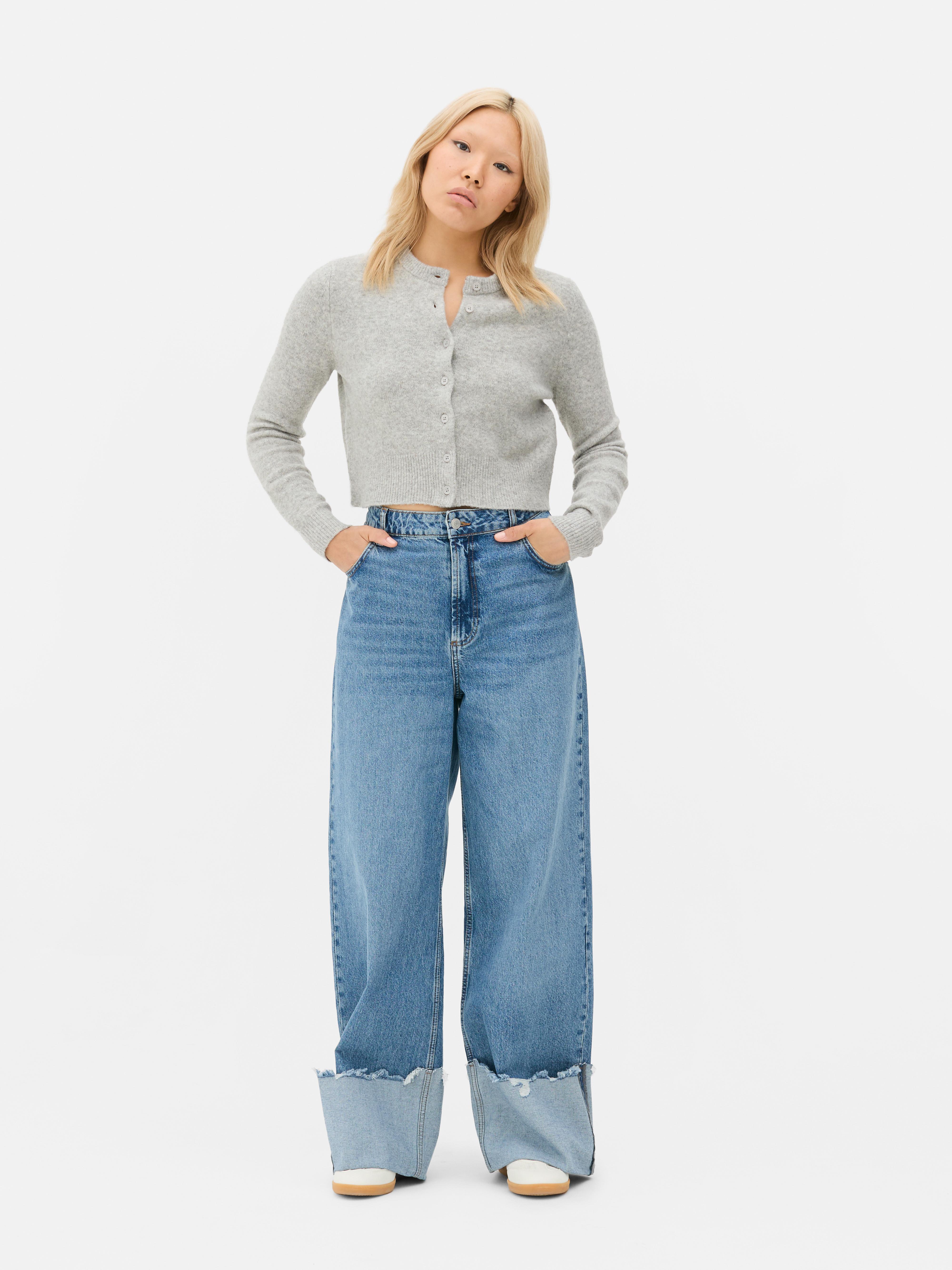 Kort vest met ronde hals