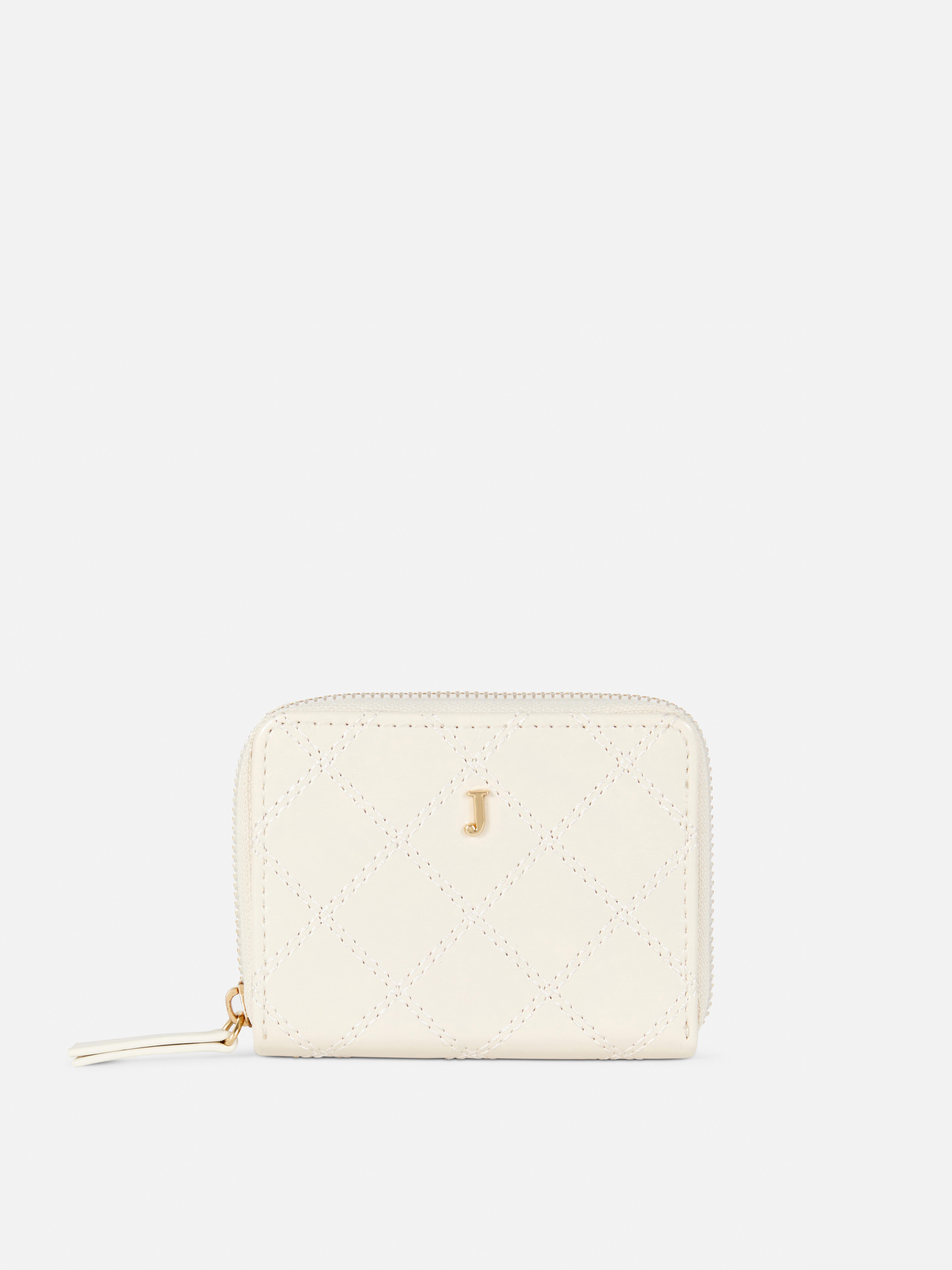 Porta Cartoes Mujer Tarjetero Primark Acolchado Con Inicial