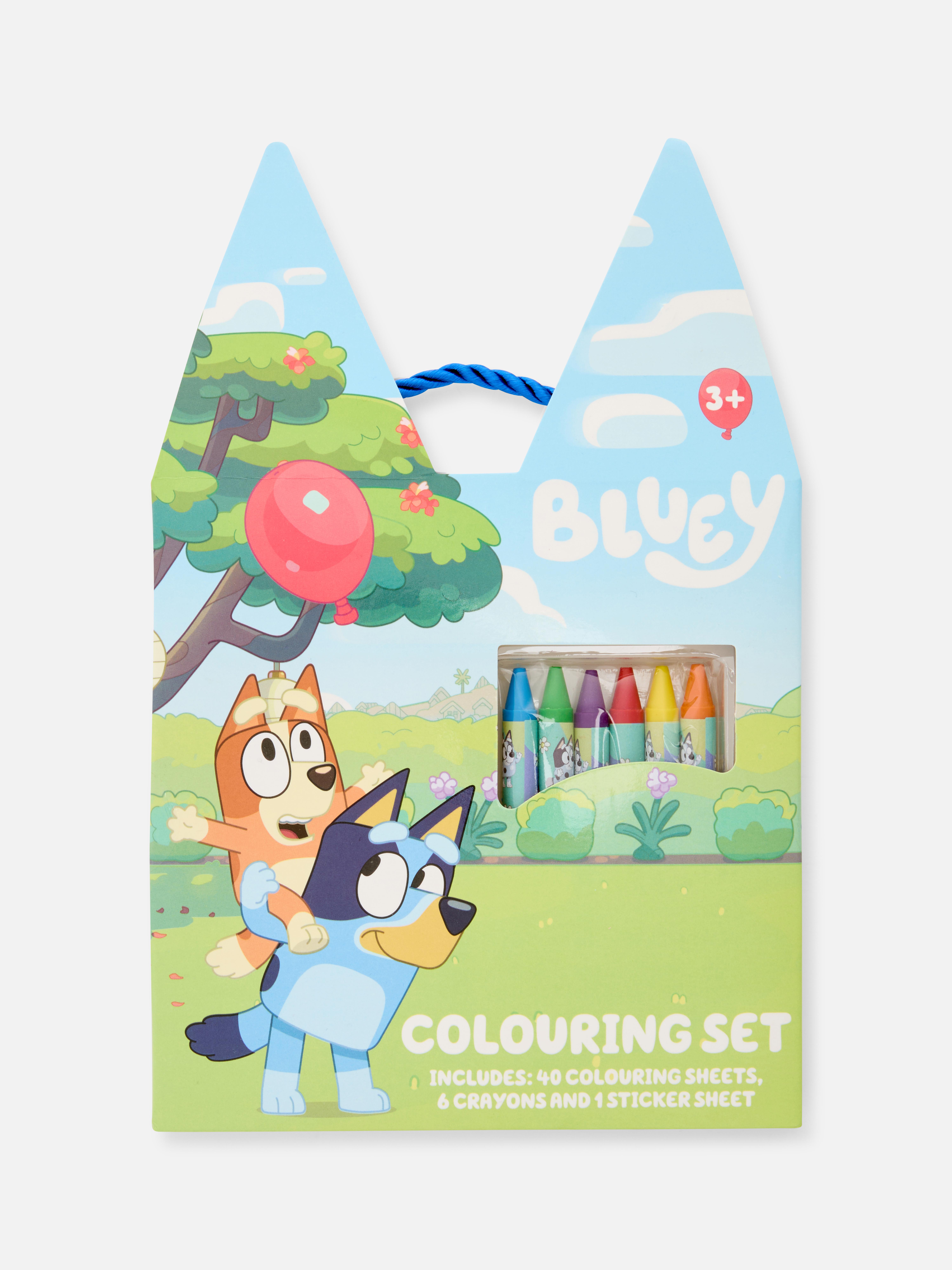 „Bluey“ Ausmalset für unterwegs