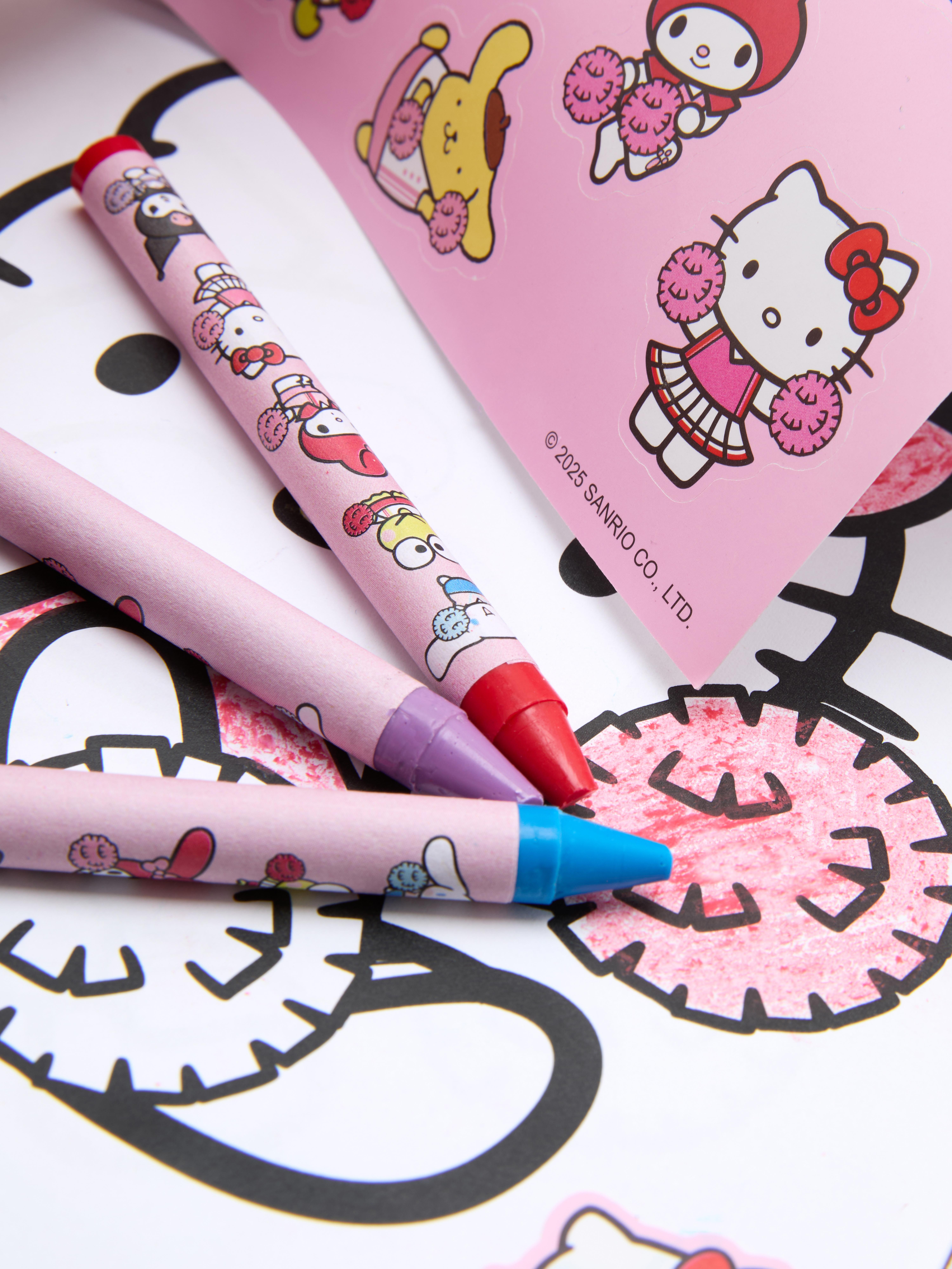Hello Kitty Carry Along Colouring And Sticker SET