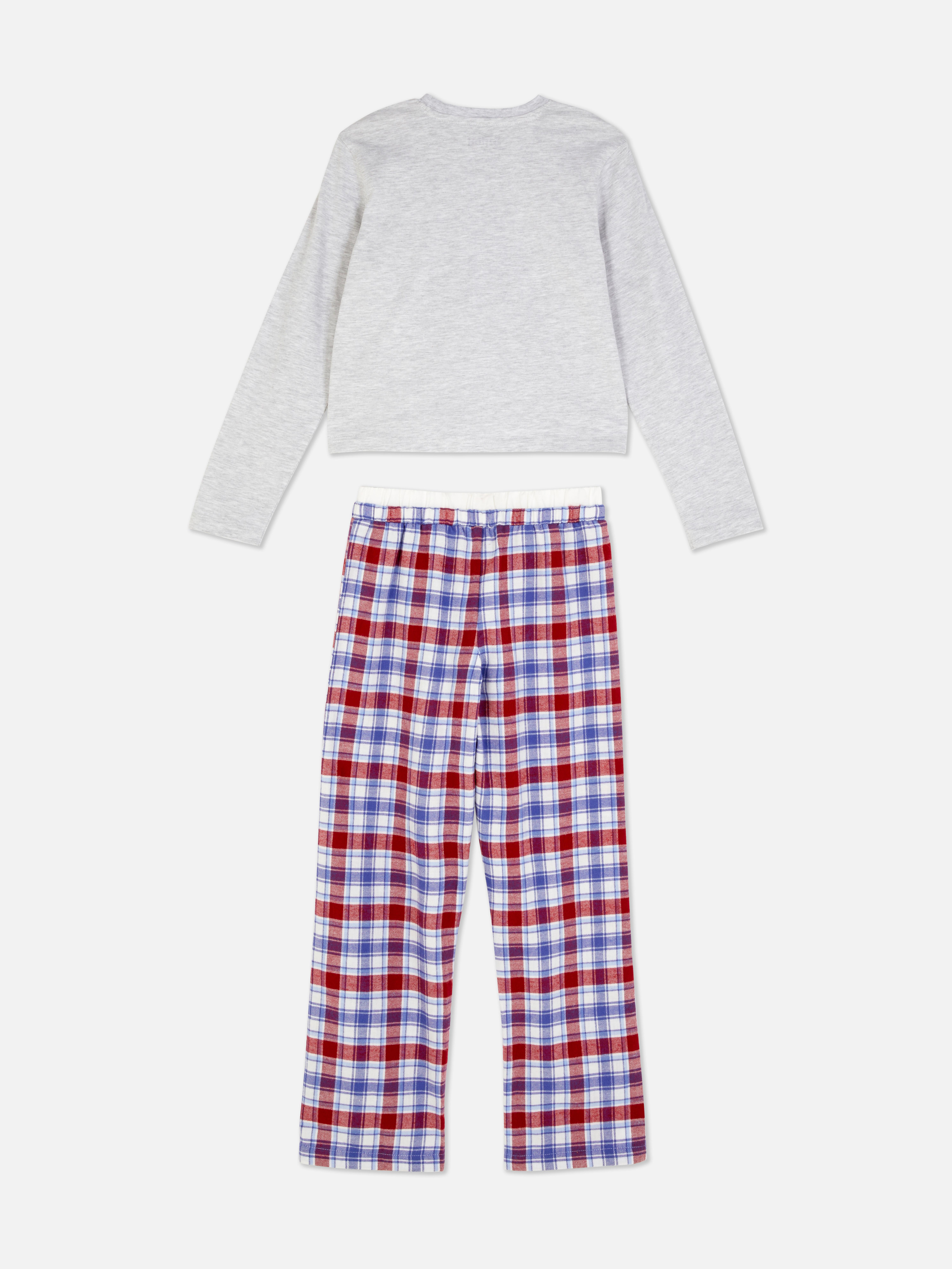 „Disney Stitch“ Schlafanzug mit Schottenkaros