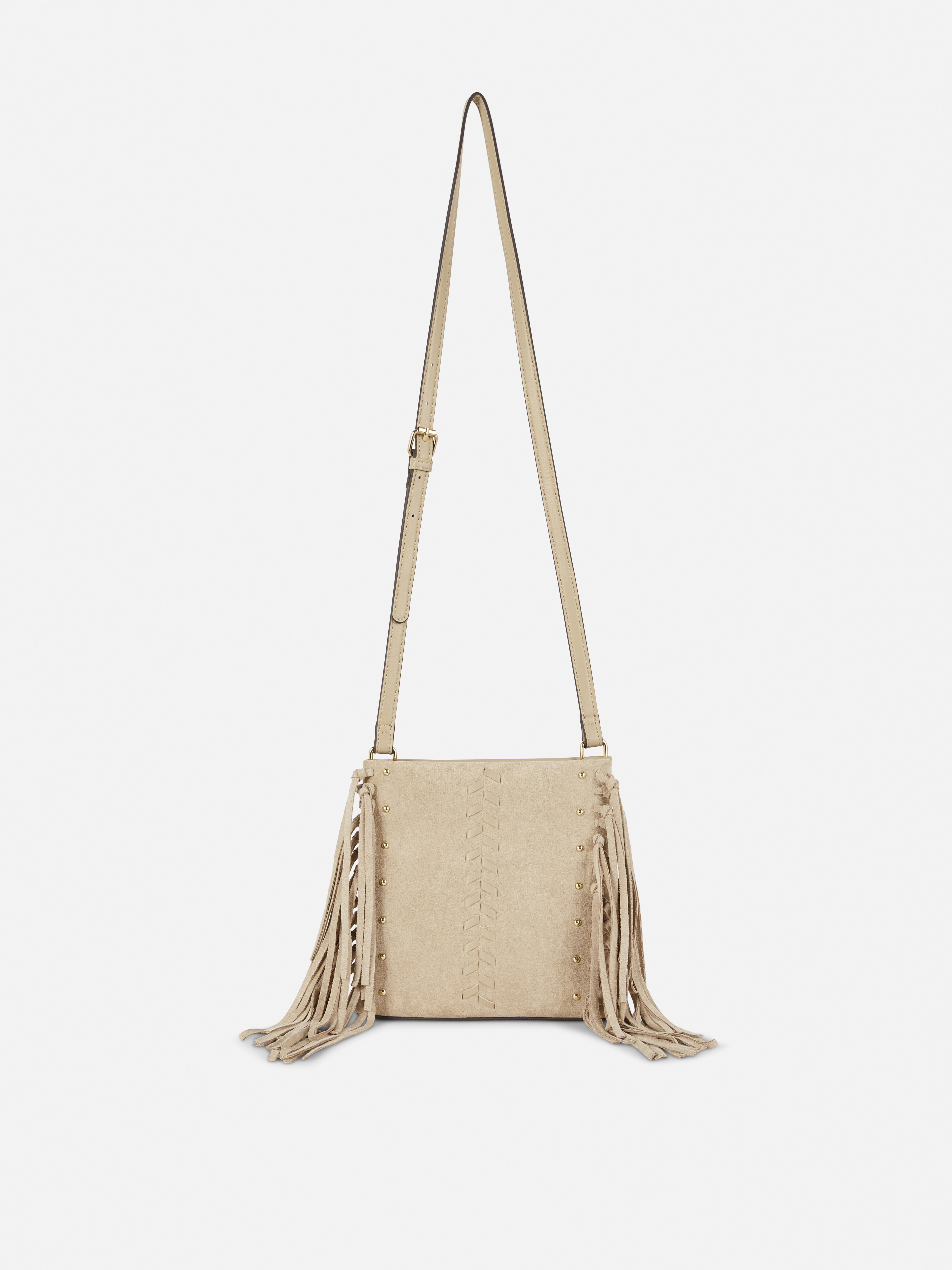 Fringed Messenger Bag
