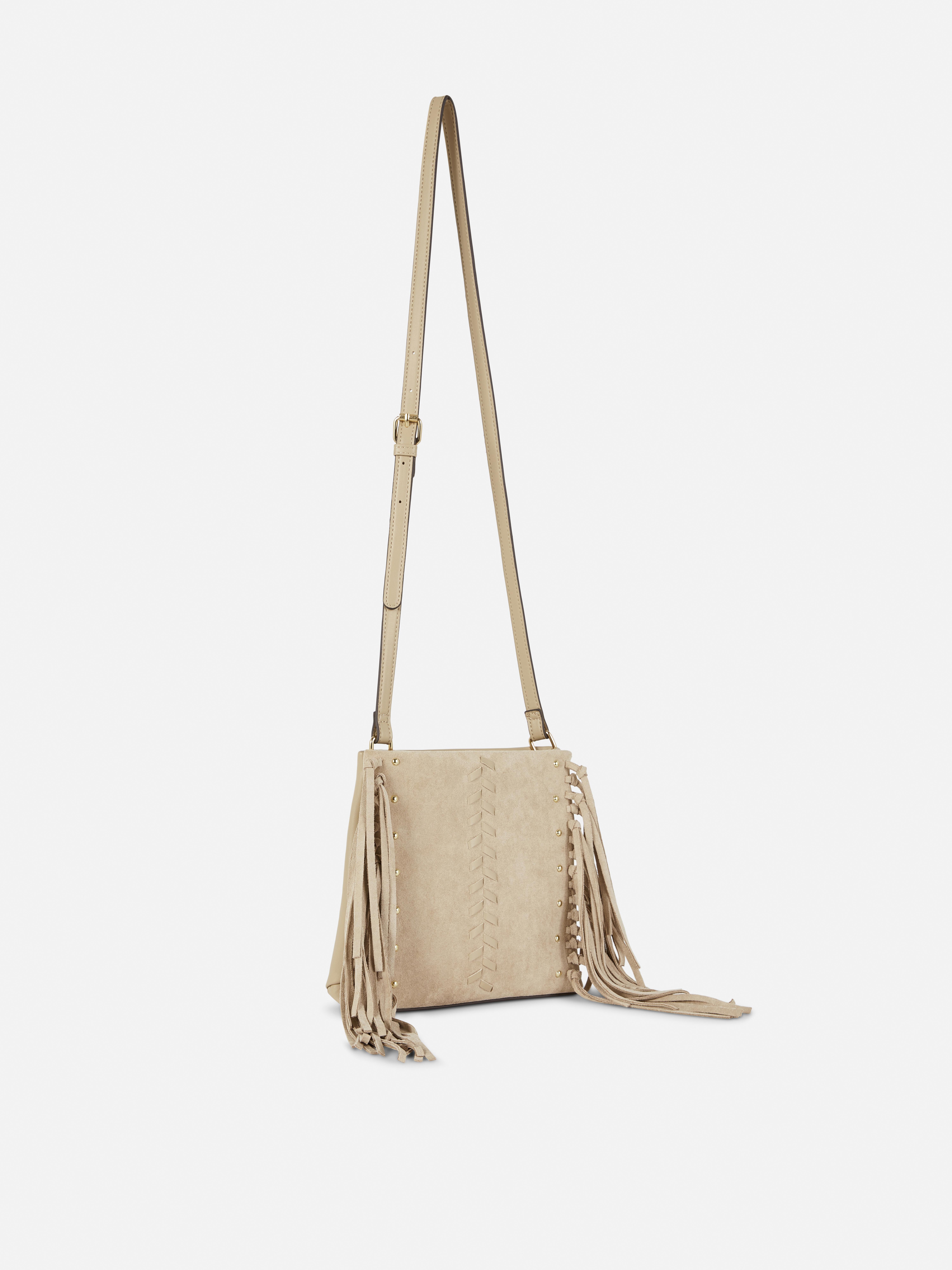 Fringed Messenger Bag