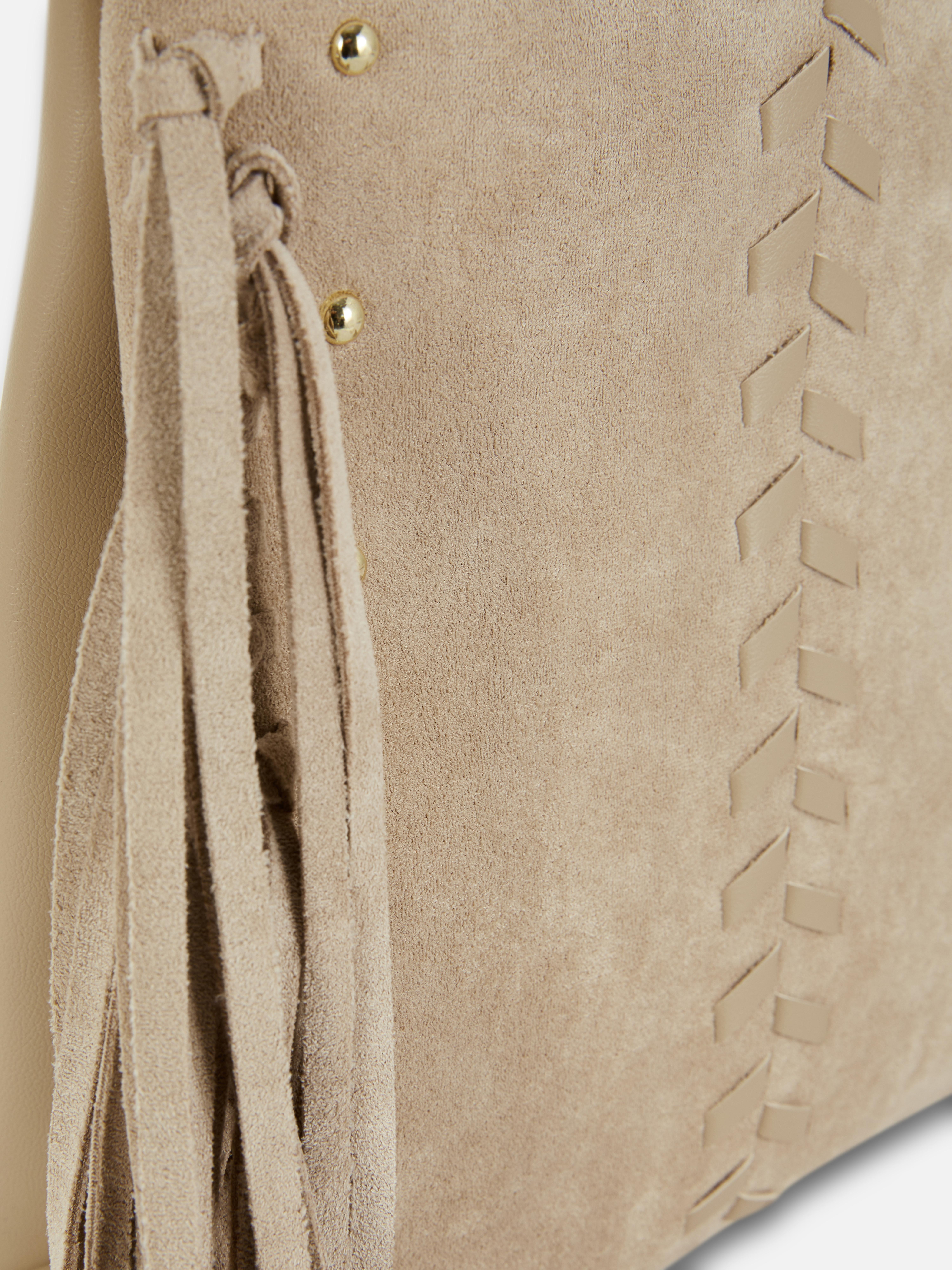 Fringed Messenger Bag