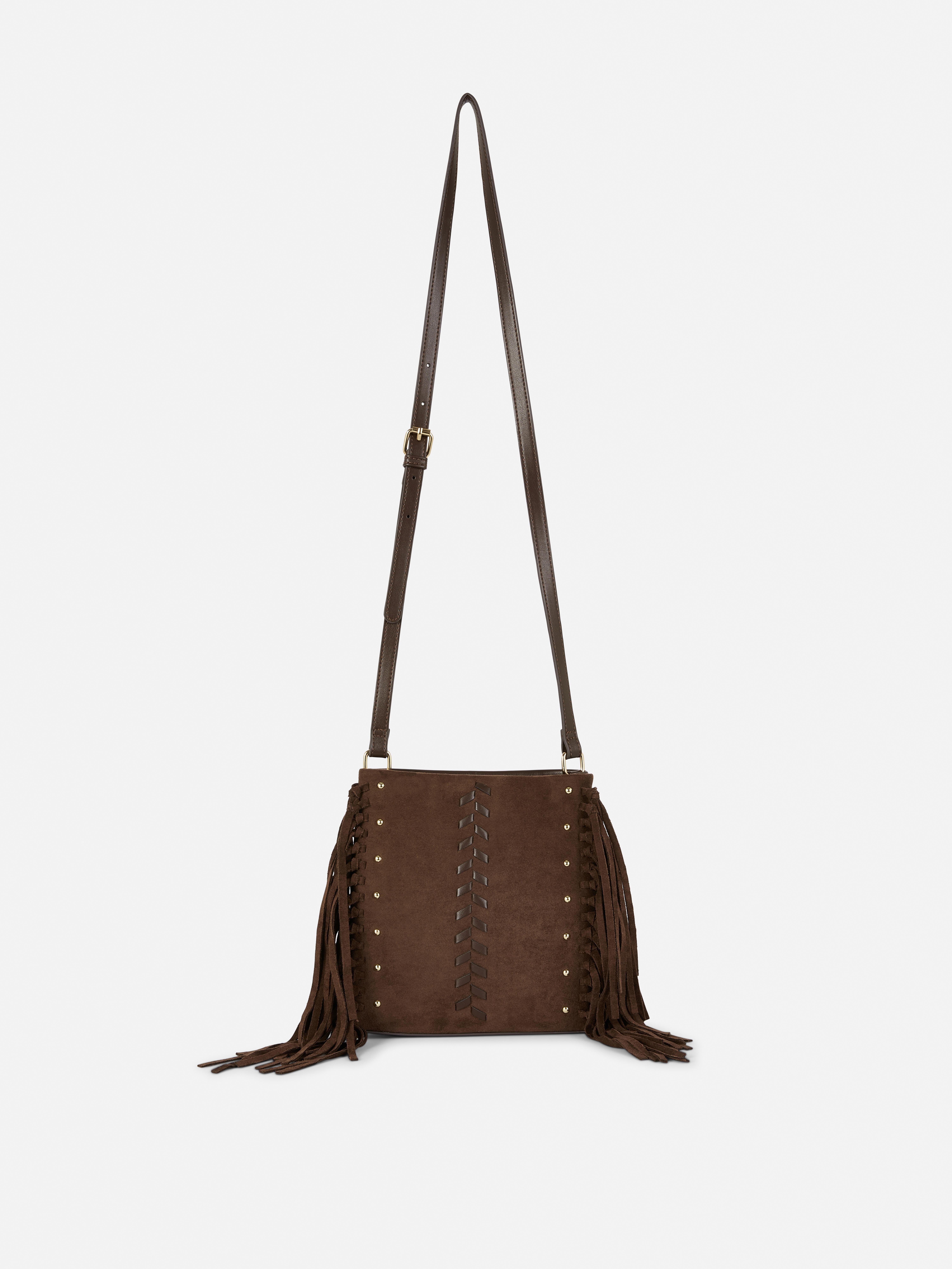 Fringed Messenger Bag