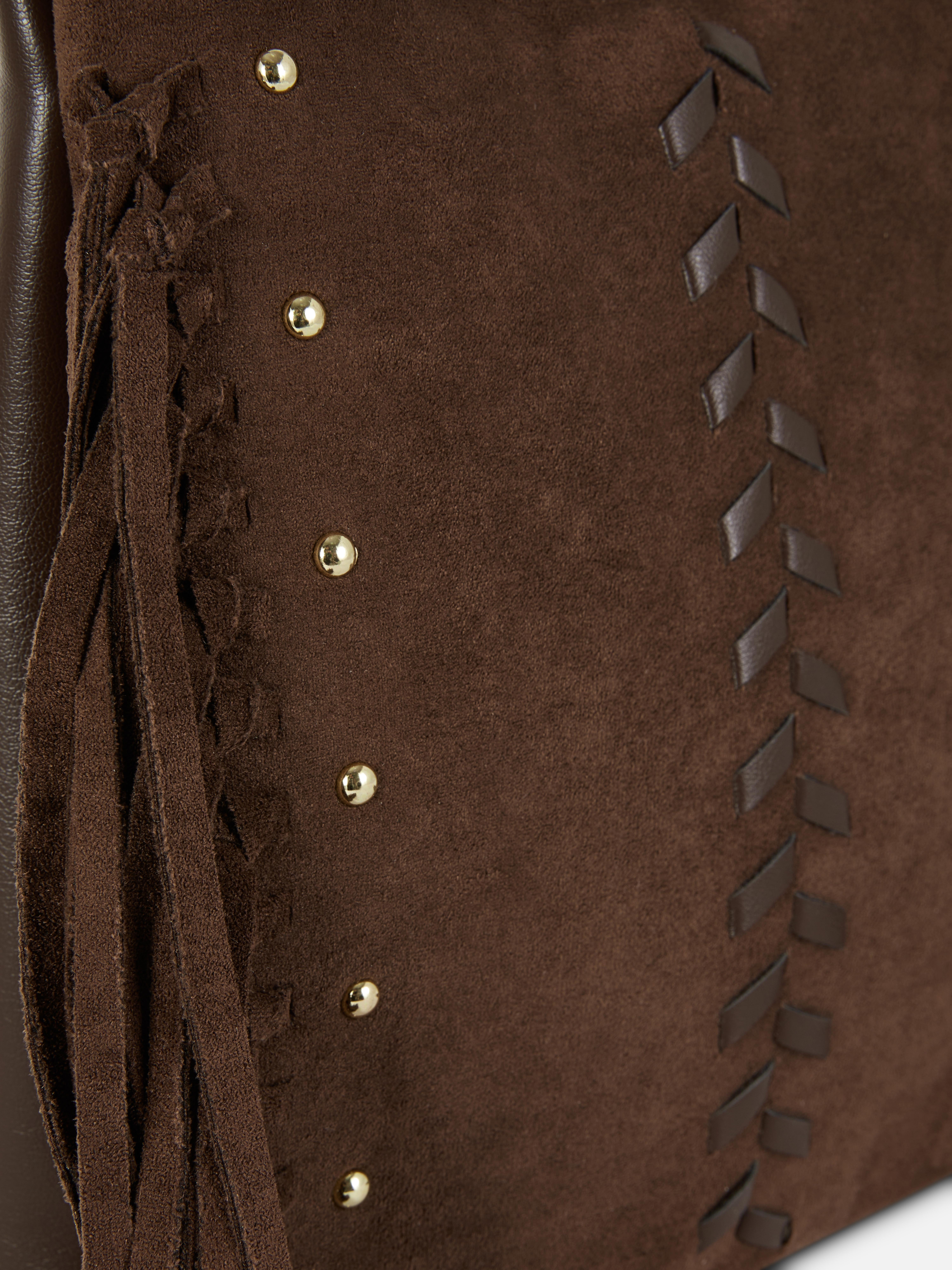 Fringed Messenger Bag